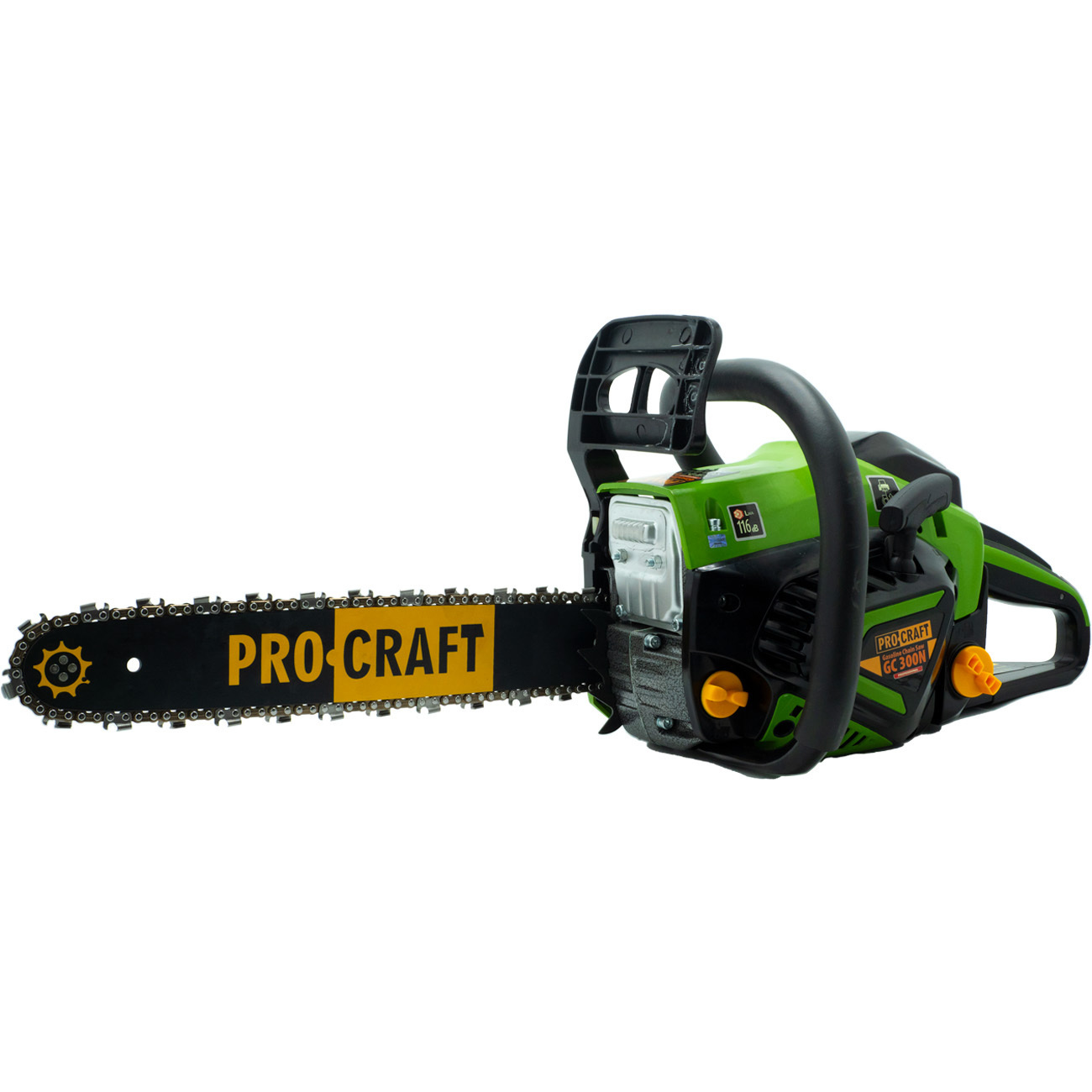 Изображение товара Бензопила Procraft GC300N 2.9 л.с. 52 см³, шина 35 см, антивибрация