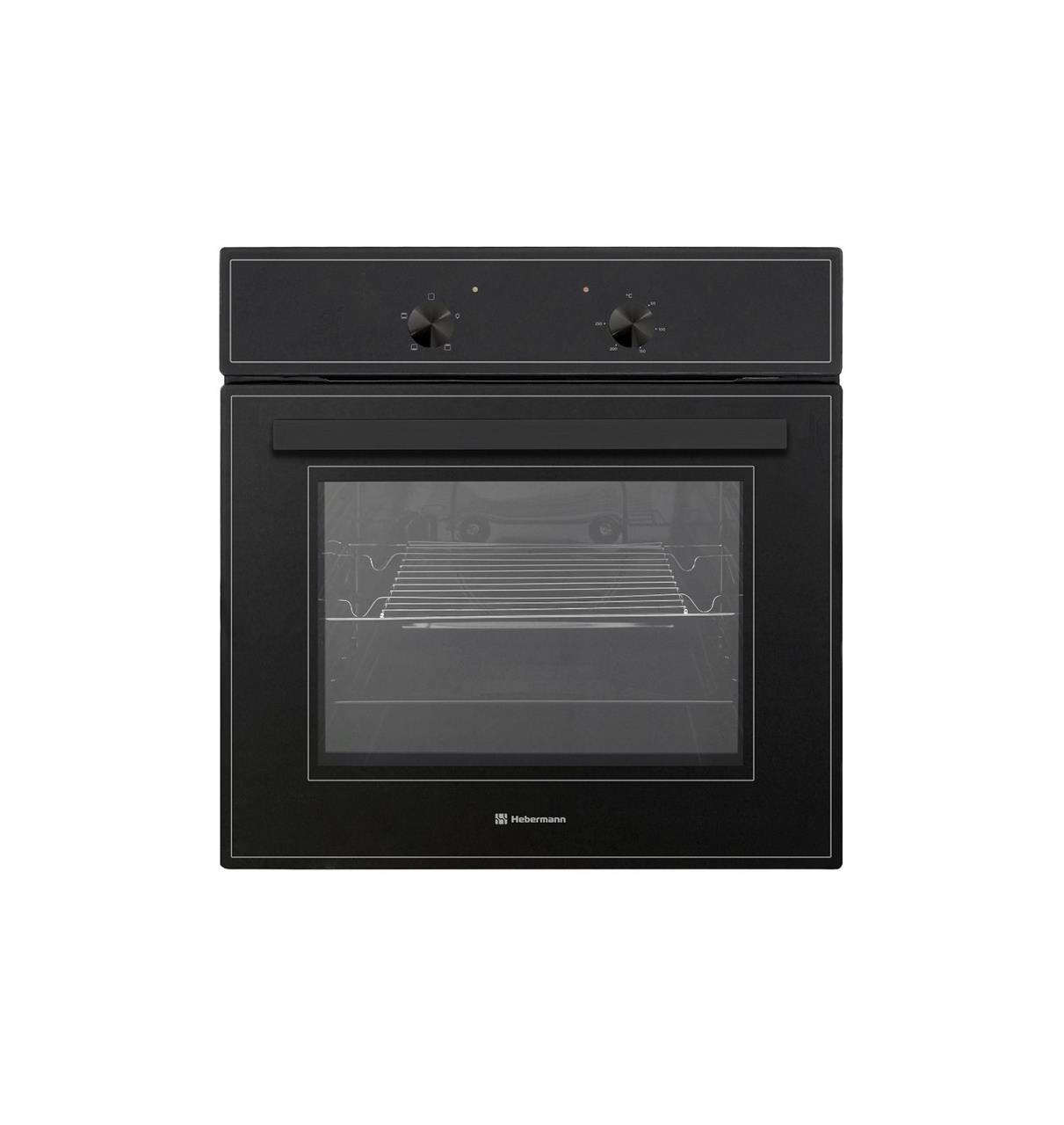Изображение товара Электрический встраиваемый духовой шкаф Hebermann HBBO 6004.1 B черный
