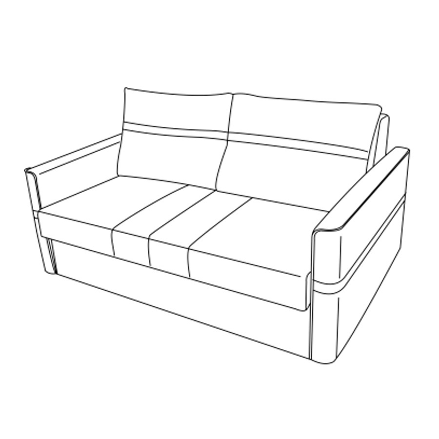 Изображение товара Раскладной диван-кровать Альдо 157x84x104 см велюр темно-серый