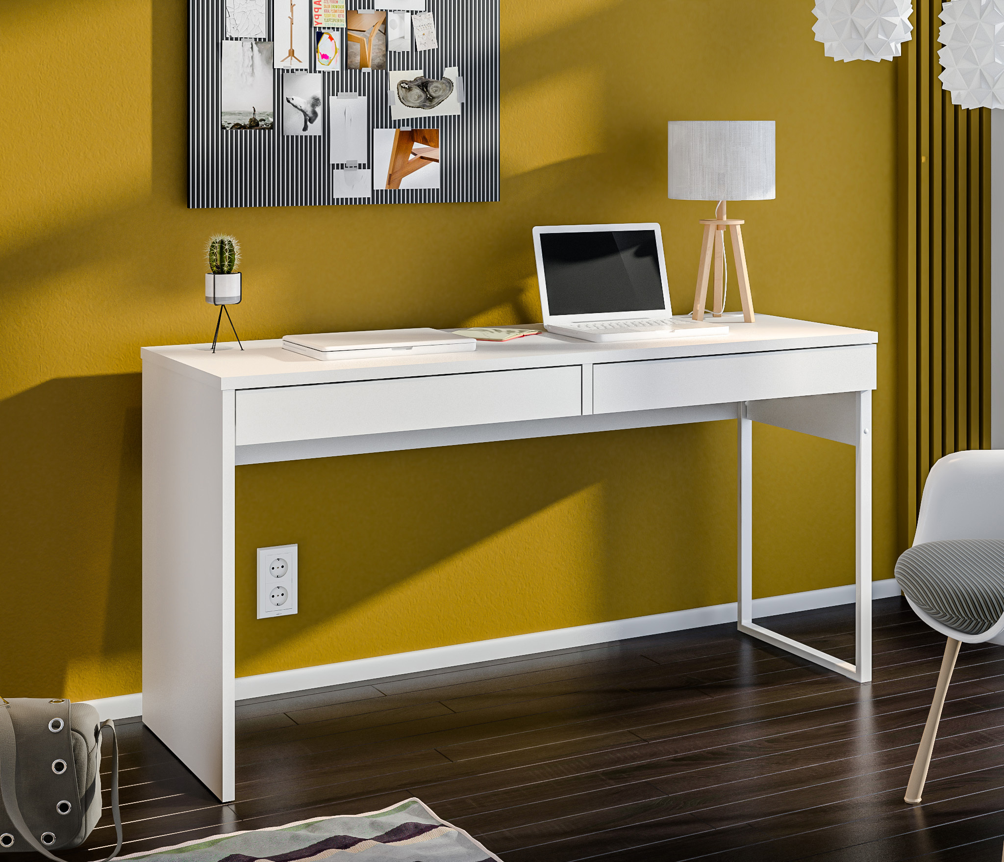 Изображение товара Стол Столплит Мика СБ-3310 145x75x50 см Белый