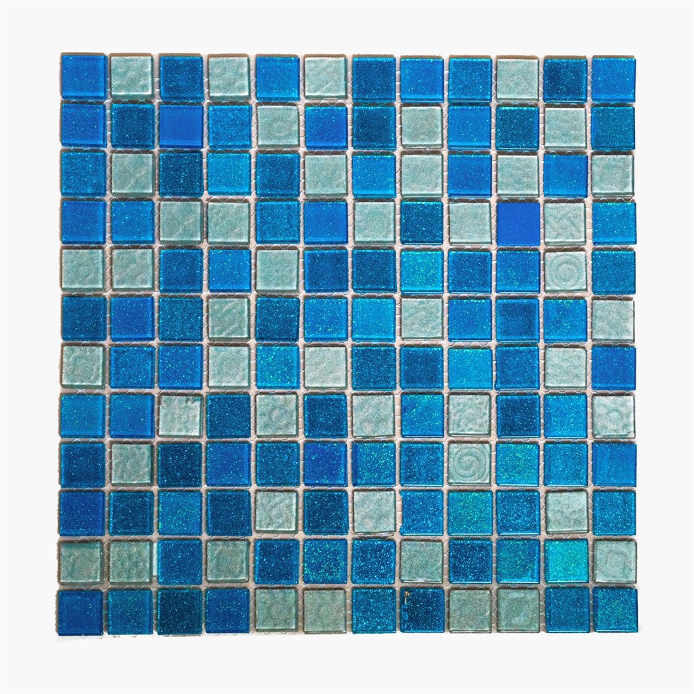 Изображение товара Стеклянная мозаика Керамоград 30x30см разноцветная для кухни и ванной