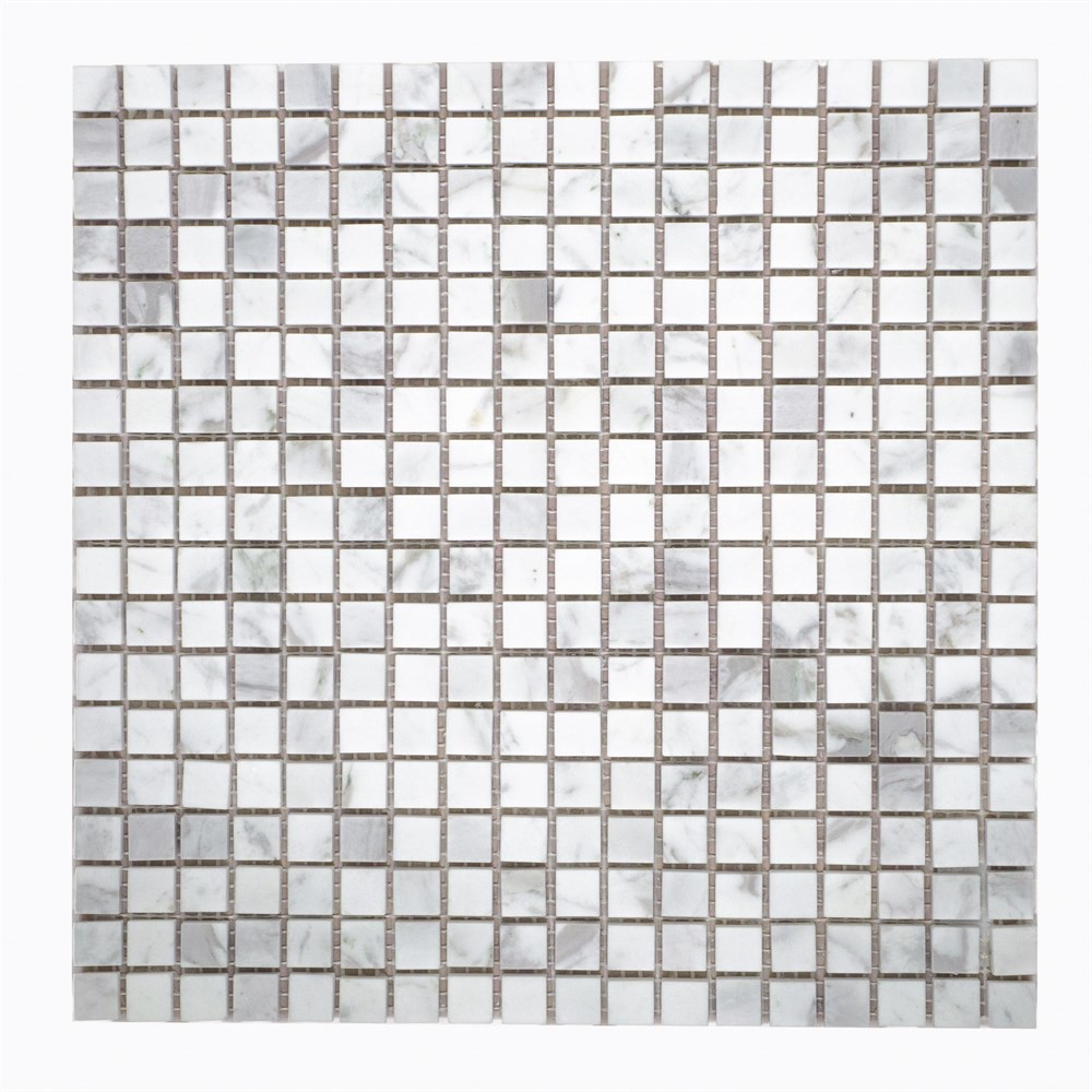 Изображение товара Декоративная мозаика из натурального камня Керамоград 30.5x30.5 см Белая