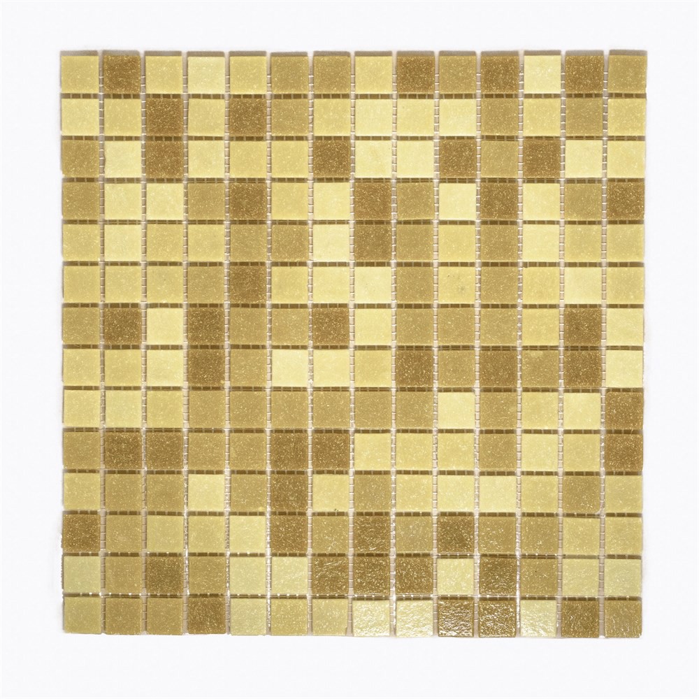 Изображение товара Декоративная мозаика Керамоград 30.5x30.5 см бежевый стеклянная для ванны кухни и наружных работ