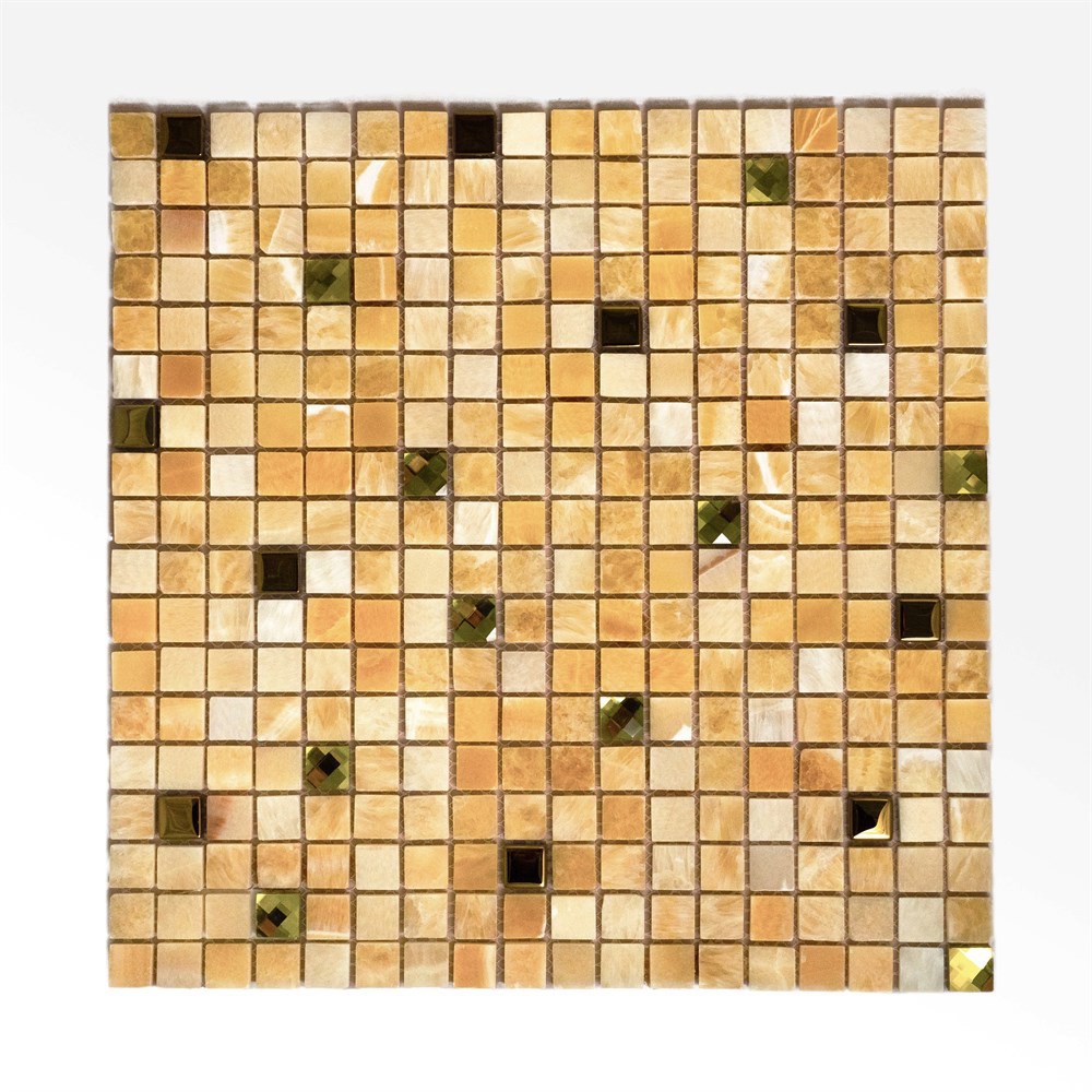 Изображение товара Декоративная мозаика Керамоград U00019368 MG129ekb 30x30см цвет Бежевый