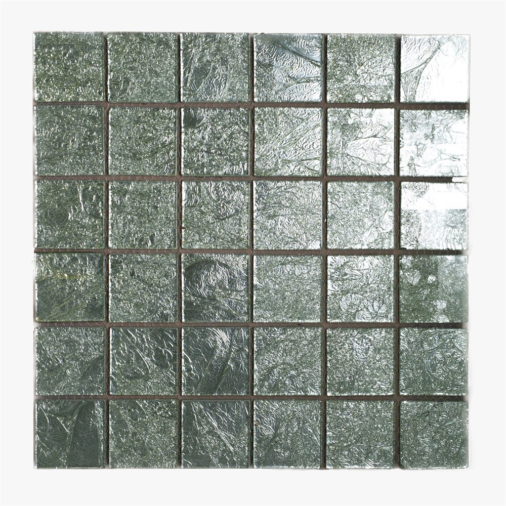 Изображение товара Декоративная мозаика Керамоград U00018332 ST030ekb 30x30см Серый/серебристый