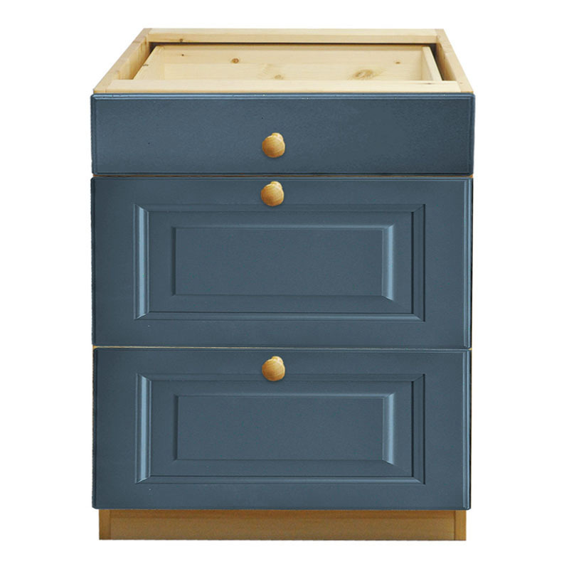 Изображение товара Кухонный шкаф напольный из сосны Весури 60x85x50 см с ящиками и гарантией 2 года