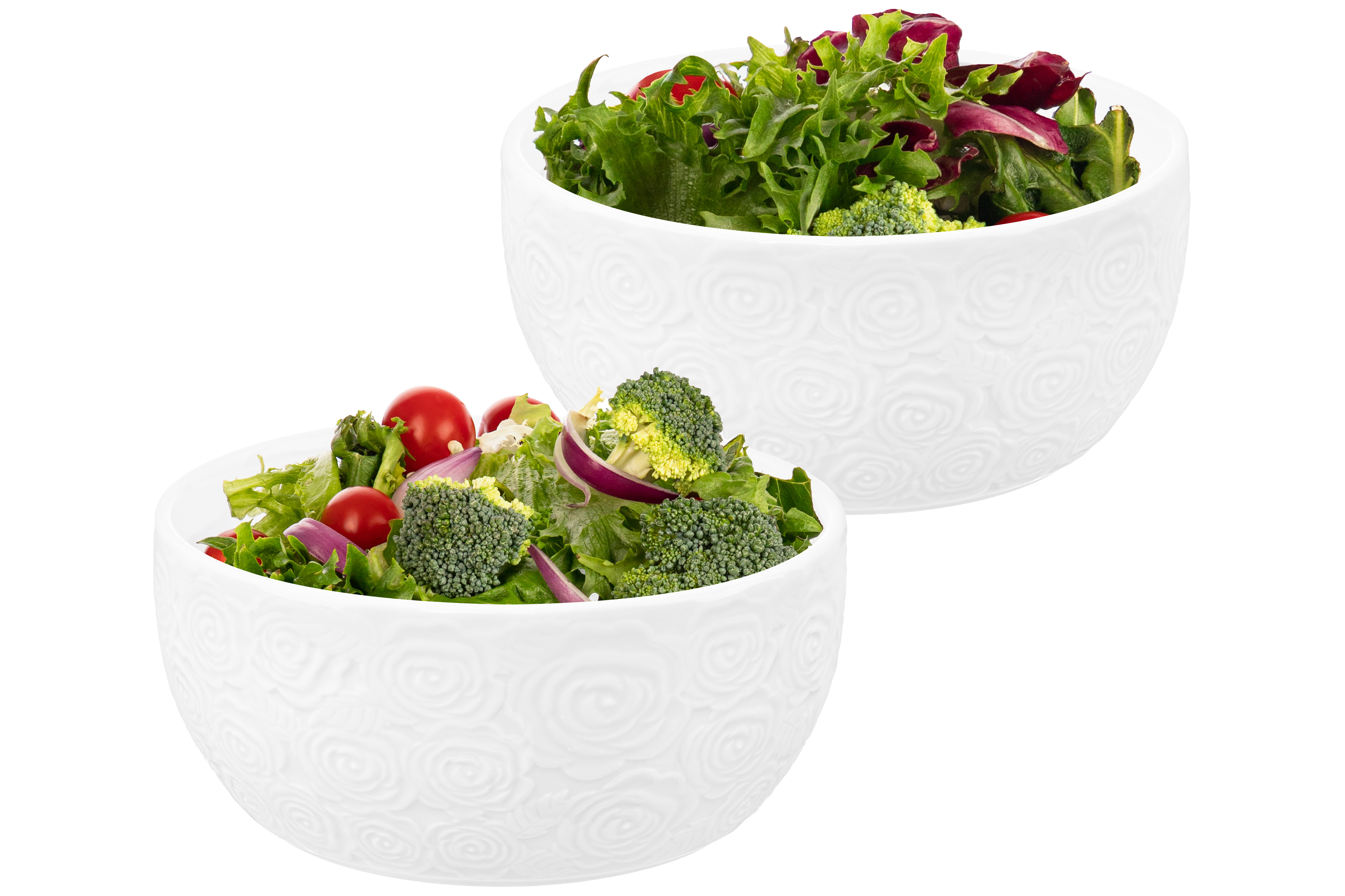 Изображение товара Блюдо сервировочное Elan Gallery Розы 14x14 см фарфор цвет белый