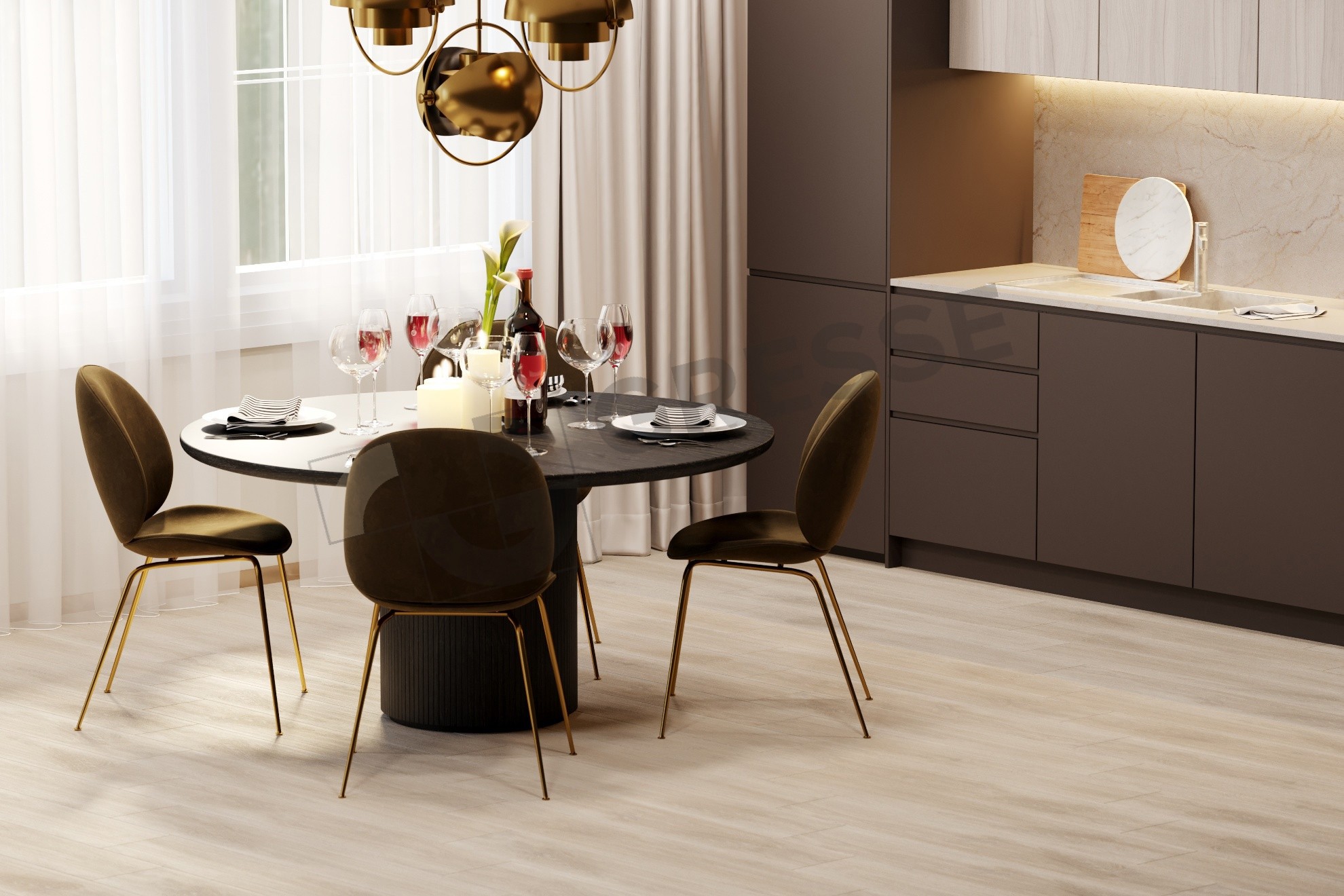 Изображение товара Керамогранит Gresse Ajanta 19.5x120 см бежевый натуральный эффект