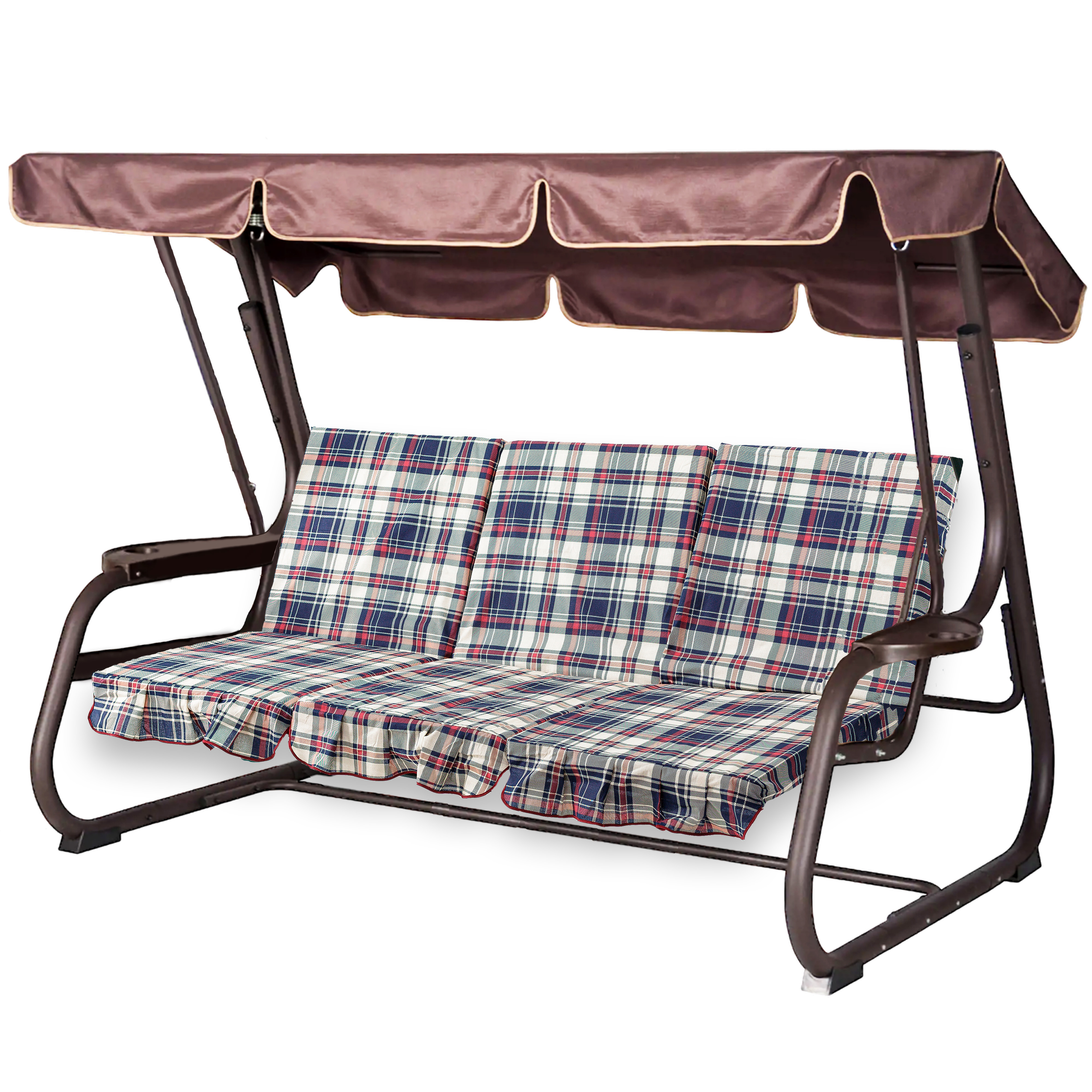 Изображение товара Матрас для садовых качелей Качели и дача Ms3_626_026 170x110 см коричневый