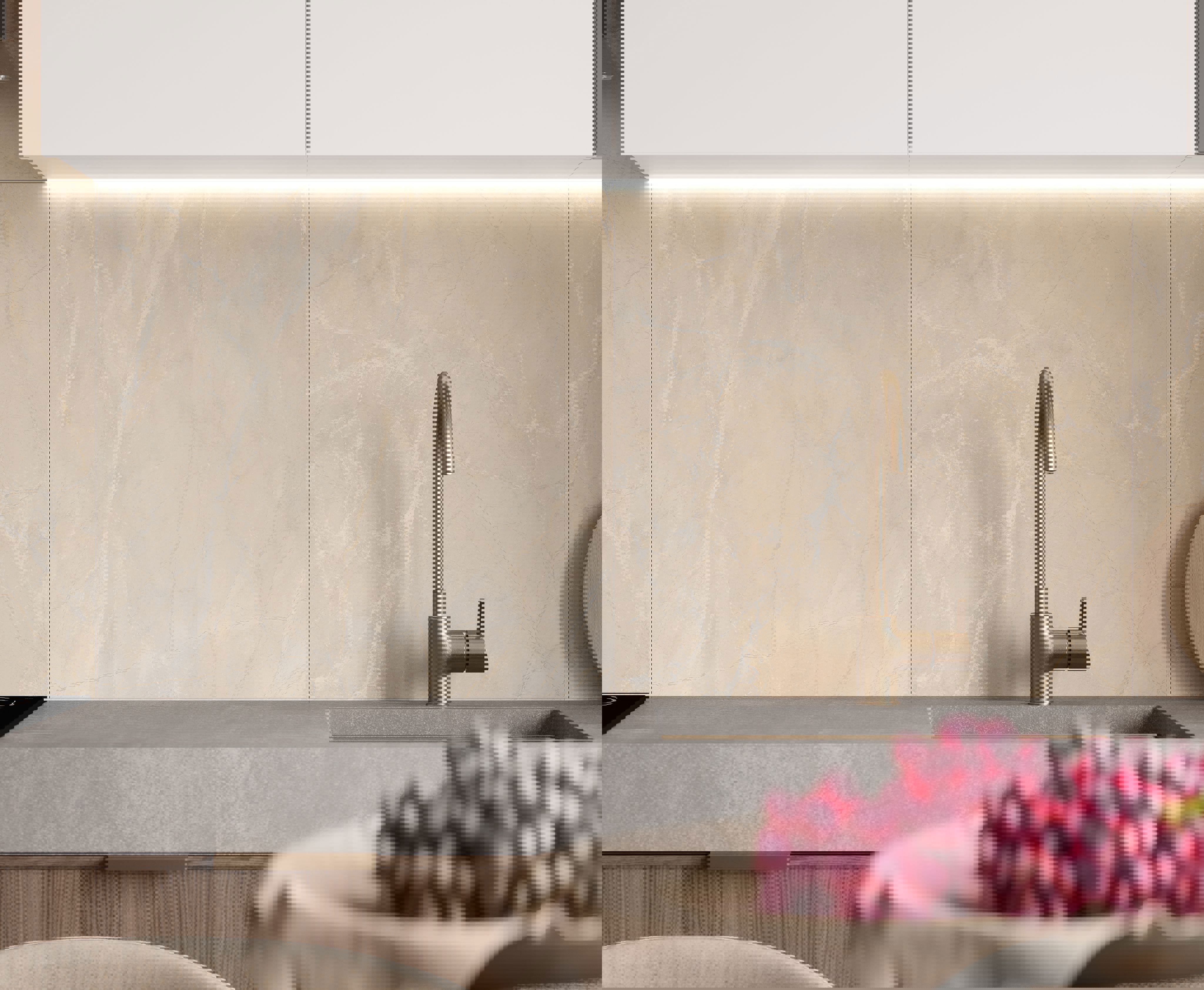 Изображение товара Напольная плитка Laparet Carnico beige 60x60 см эффект мрамора глянцевая