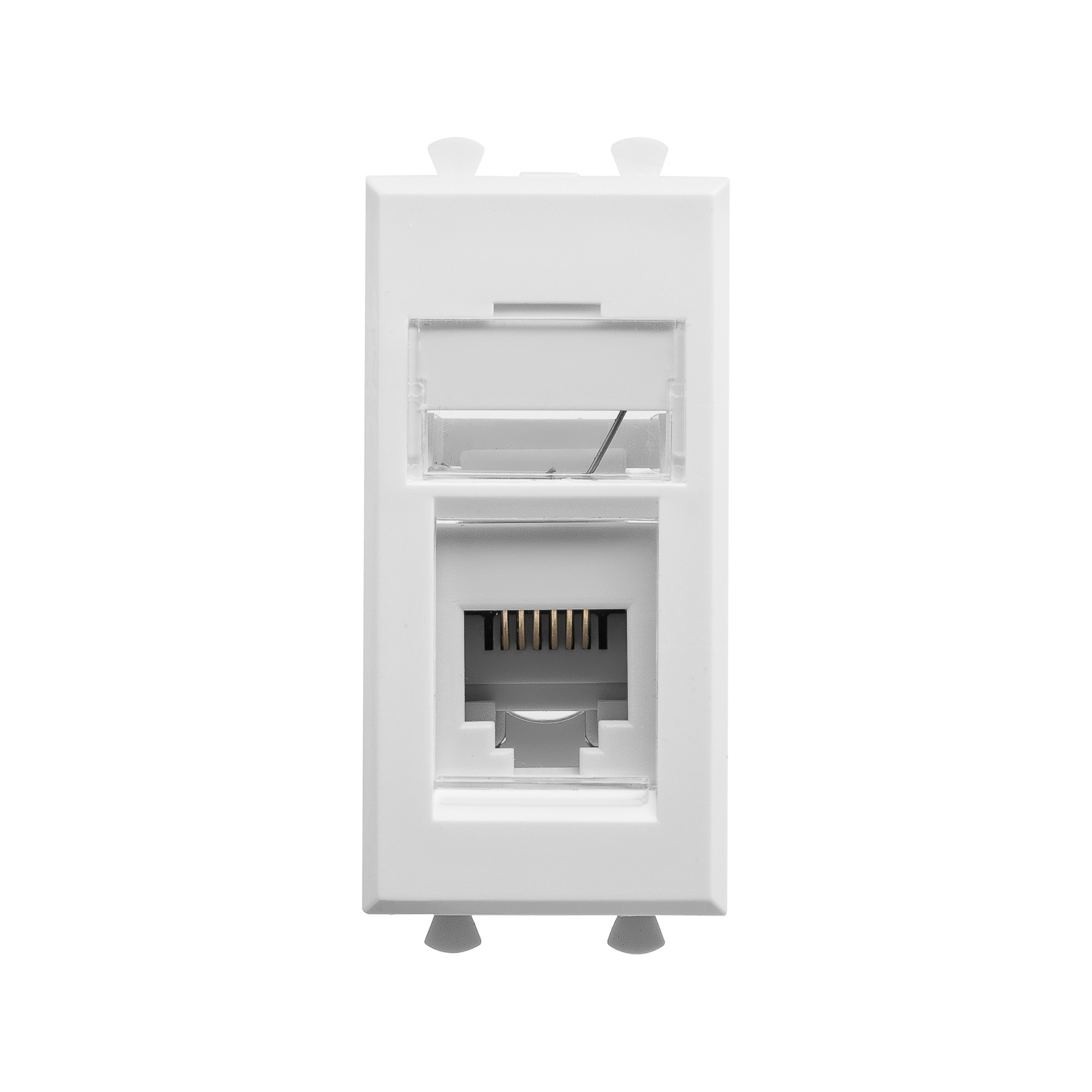 Изображение товара Розетка телефонная встраиваемая DKC Avanti 4400311 RJ-12, белый