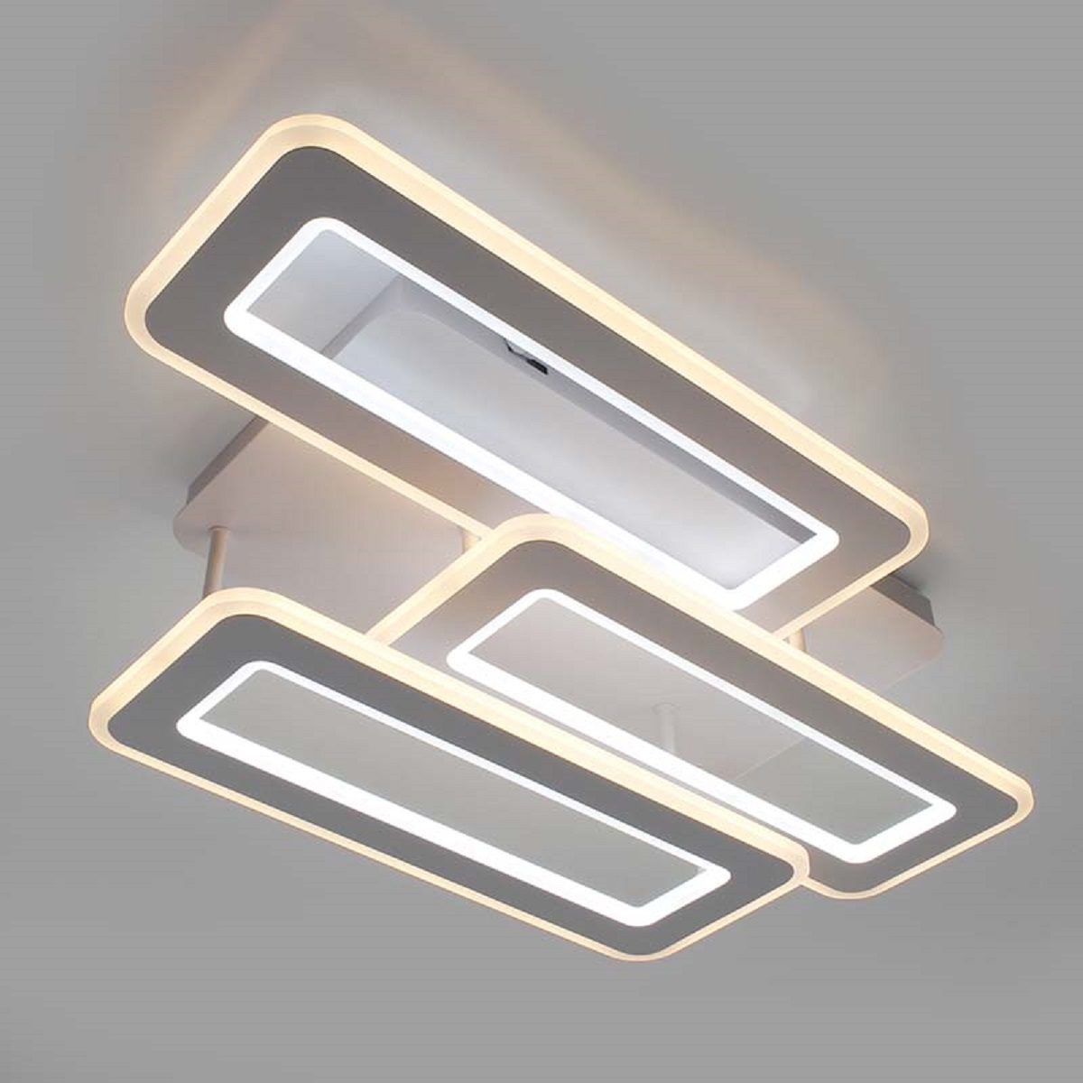 Изображение товара Люстра потолочная светодиодная ESTARES TRIPLEX DOUBLE 25 м² с регулировкой оттенков и пультом