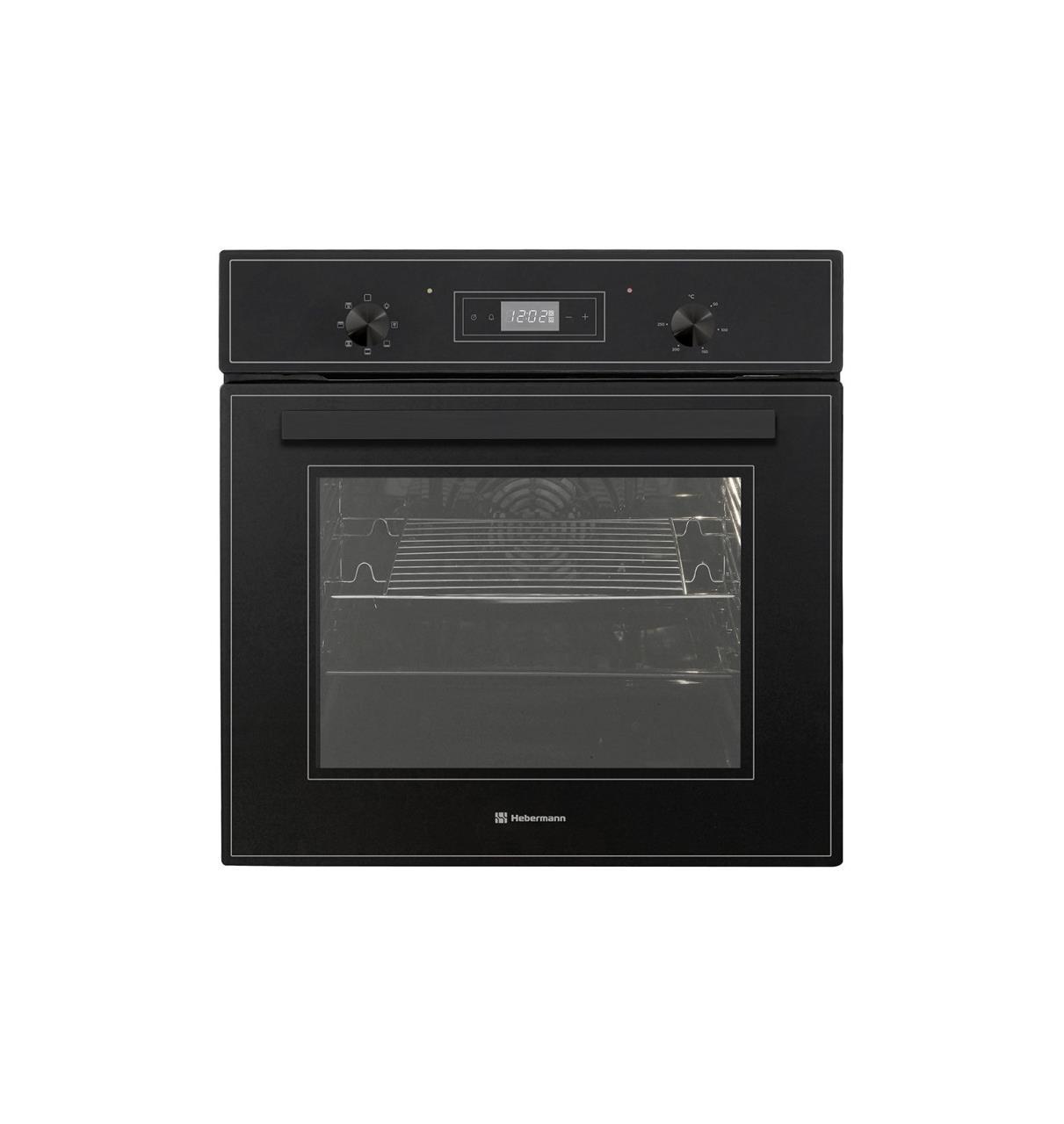 Изображение товара Электрический встраиваемый духовой шкаф Hebermann HBBO 6007.3 B черный 60 см 7 режимов