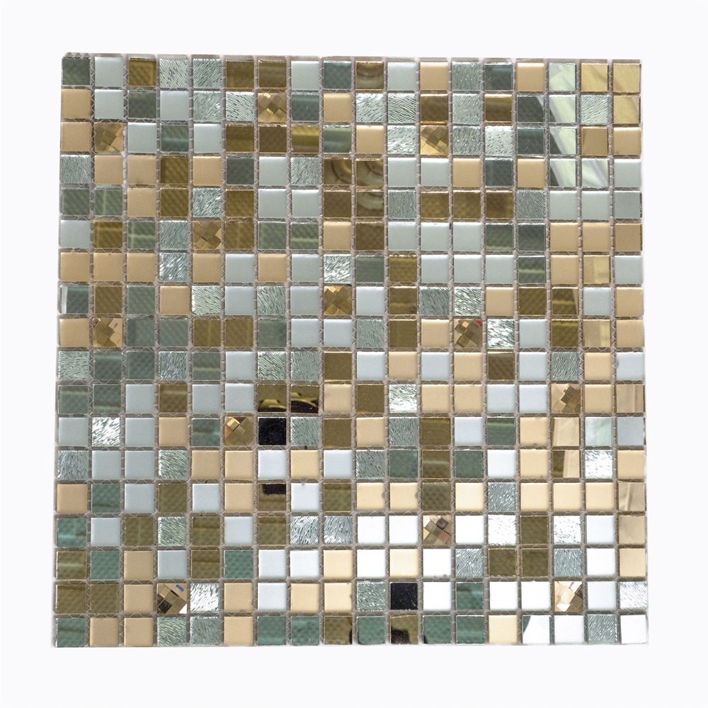 Изображение товара Керамоград Мозаика 30x30 см Серый и Серебристый для Кухни и Ванной