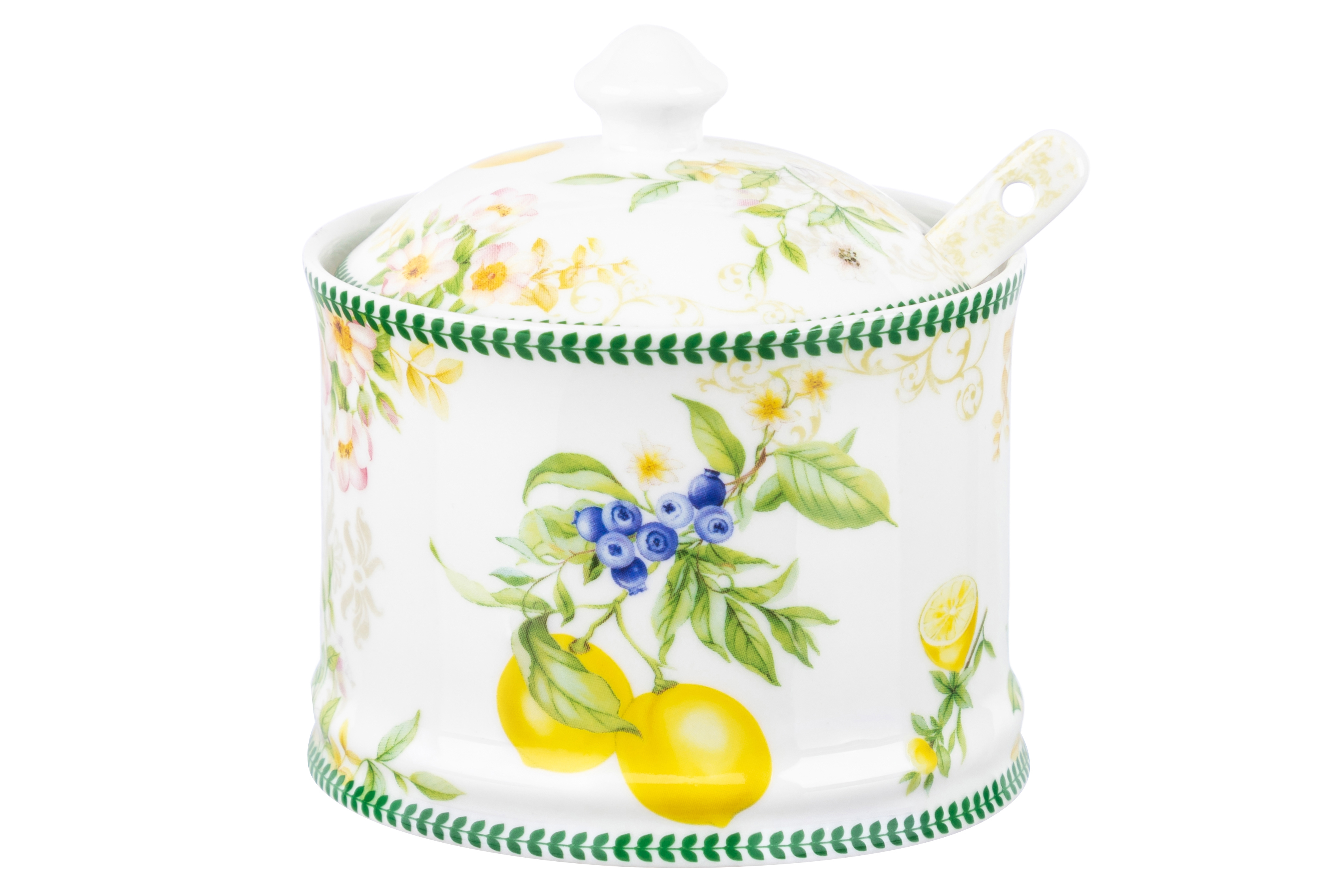 Изображение товара Сахарница Elan gallery 420558 из фарфора с крышкой