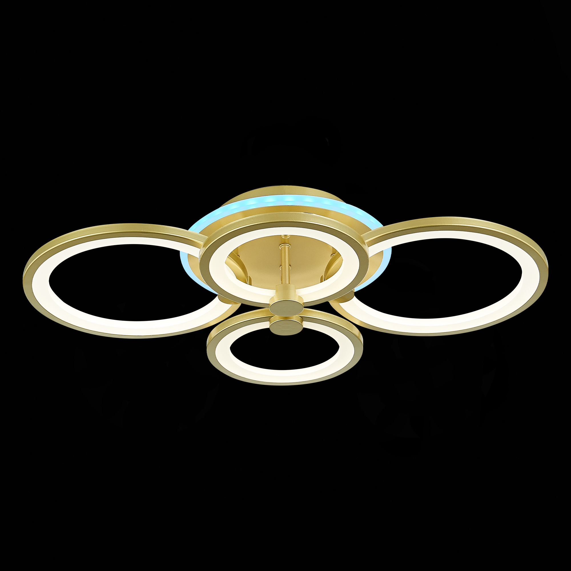 Изображение товара Люстра потолочная светодиодная Alma light Latta 16 м² регулируемый белый свет цвет жёлтый/золотой