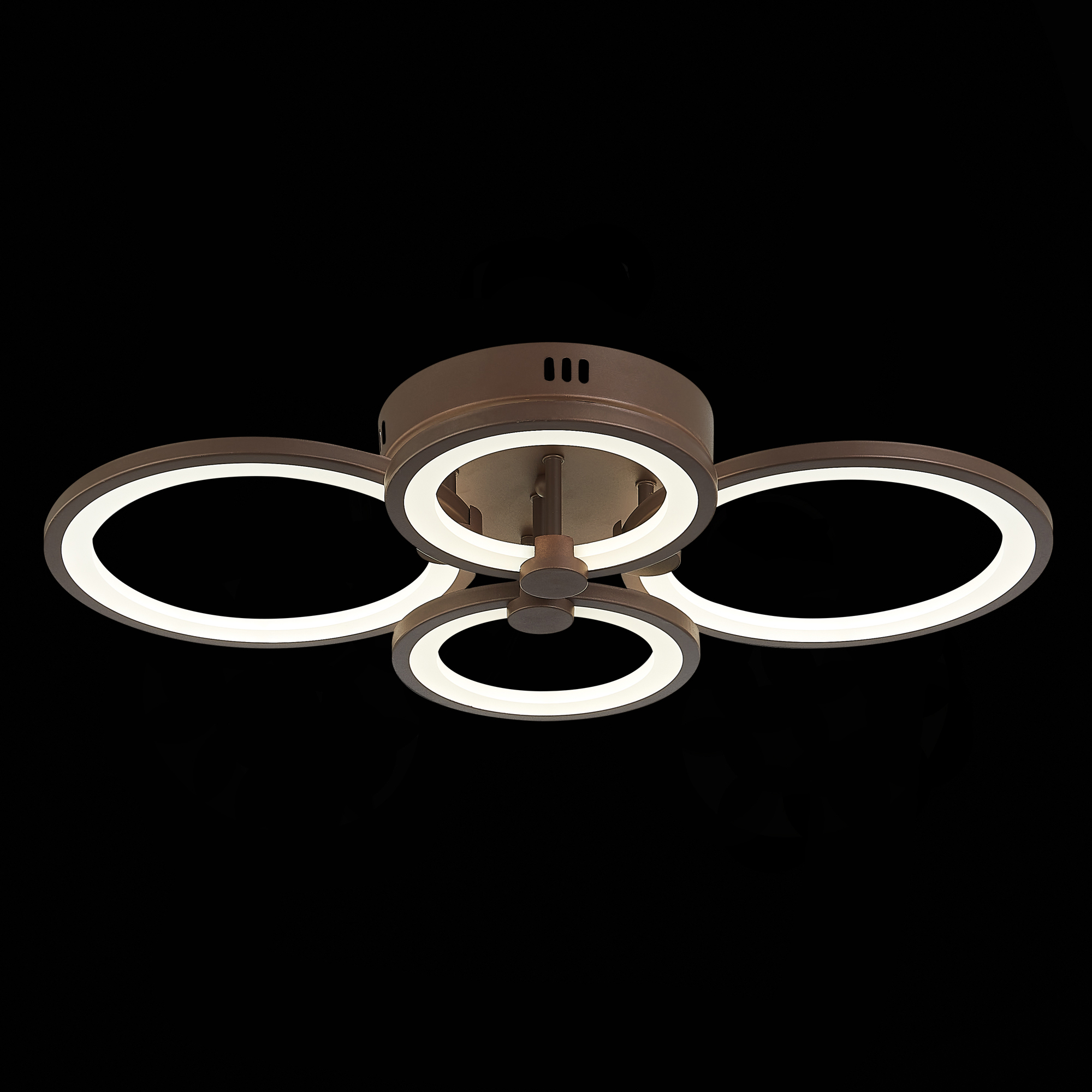 Изображение товара Люстра потолочная светодиодная Alma light Latta AL5000C100COF 16 м² регулируемый белый свет коричне