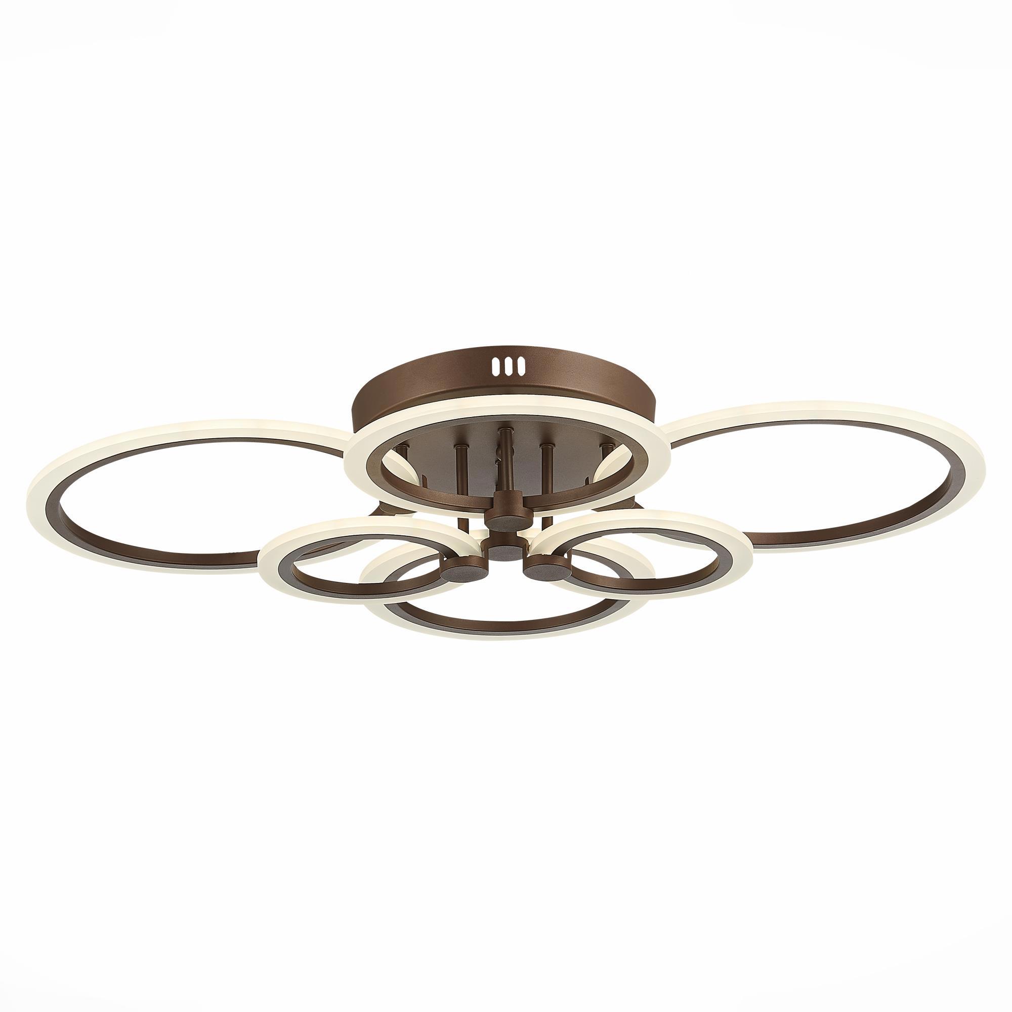 Изображение товара Люстра потолочная светодиодная Alma light Cresso AL5001C132COF регулируемый белый коричневый