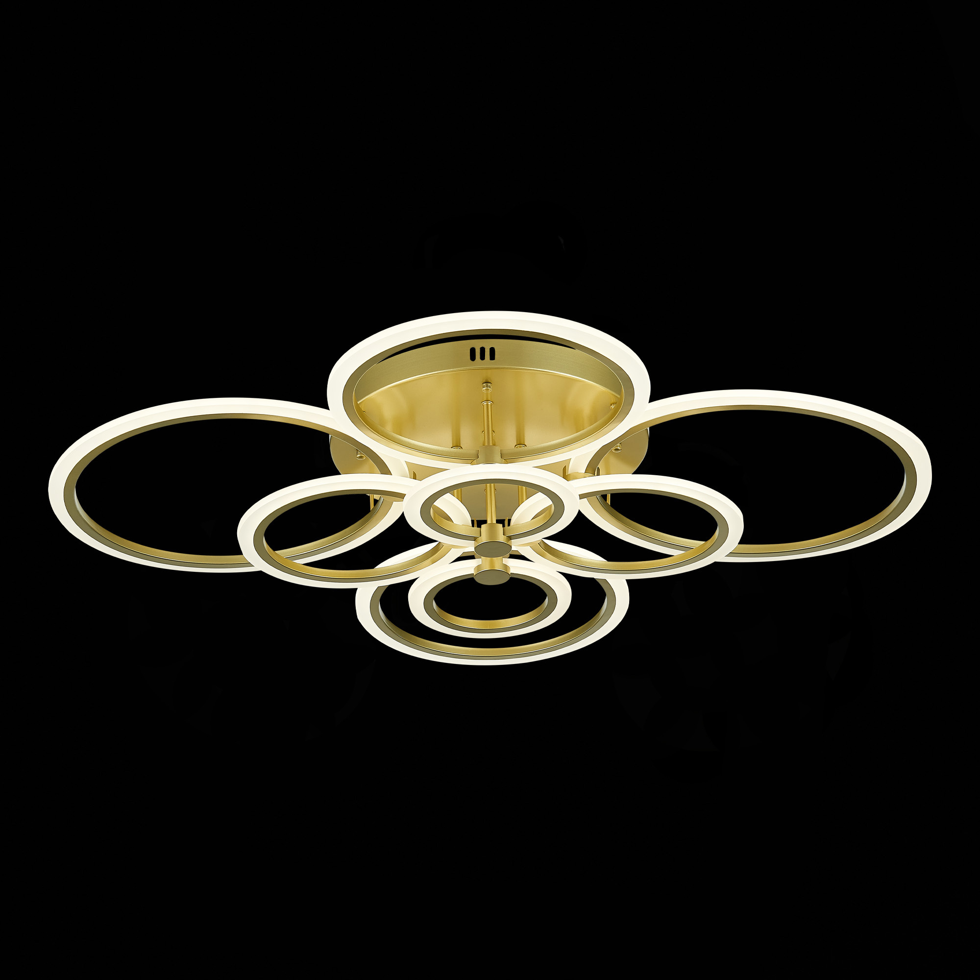 Изображение товара Светильник настенно-потолочный светодиодный Alma light AL5001C212GD Cresso 34 м² регулируемый белый свет цвет жёлтый/золотой