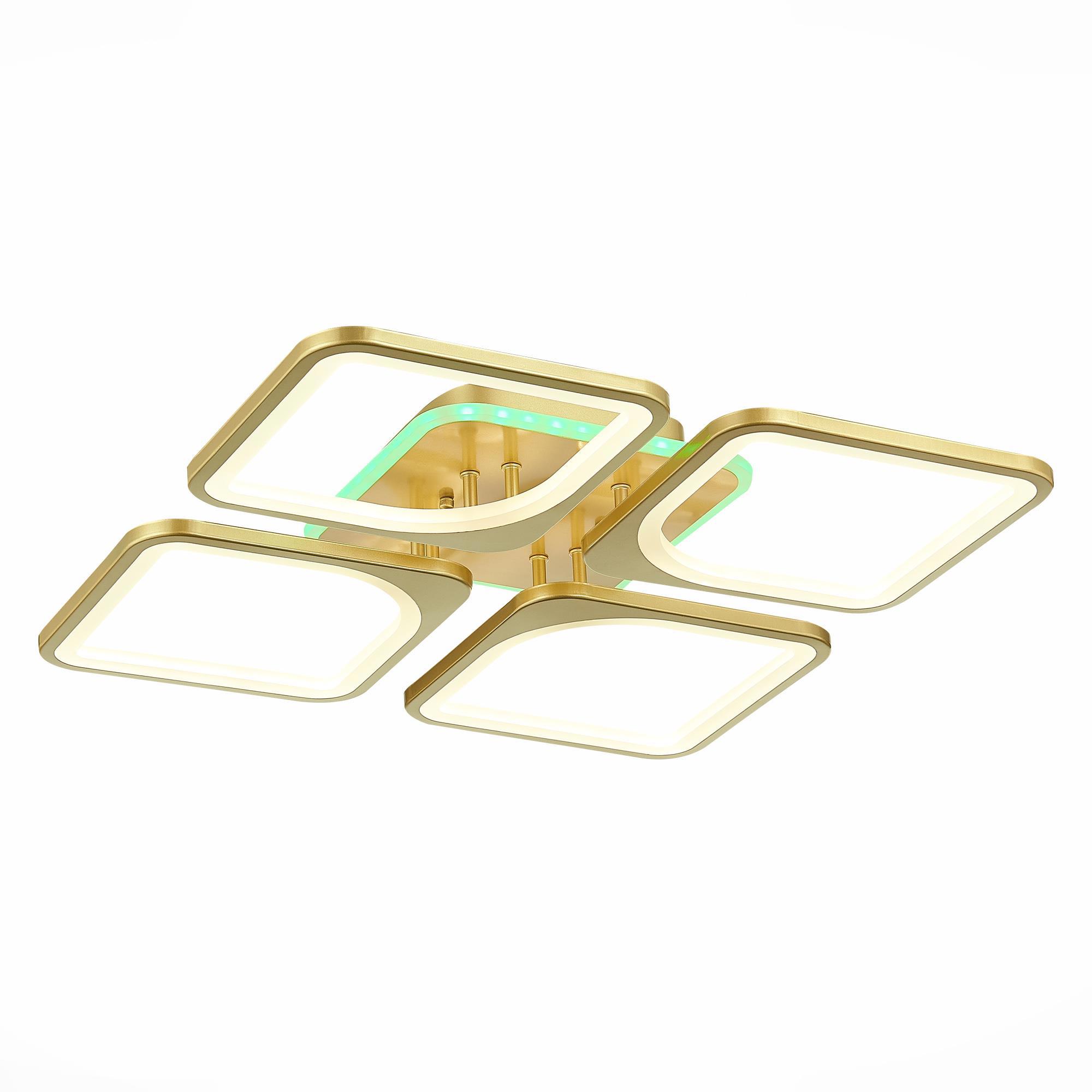 Изображение товара Люстра потолочная светодиодная Alma light Esso AL5002C136GD-RGB регулируемый цвет