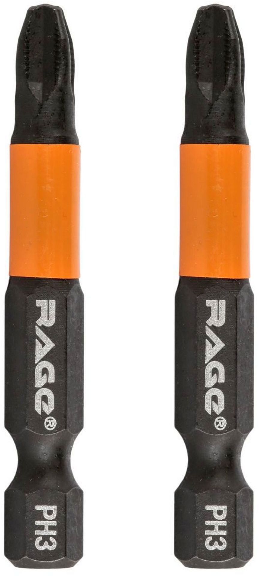 Изображение товара Магнитная бита Rage 554156 PH3x50 мм 2 шт для крепежа качественный инструмент