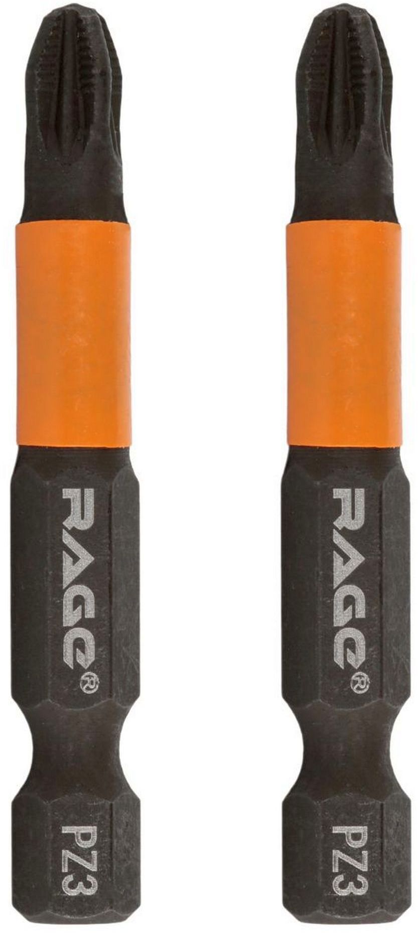 Изображение товара Магнитная бита Rage 554163 PZ3x50 мм комплект 2 шт прочная сталь