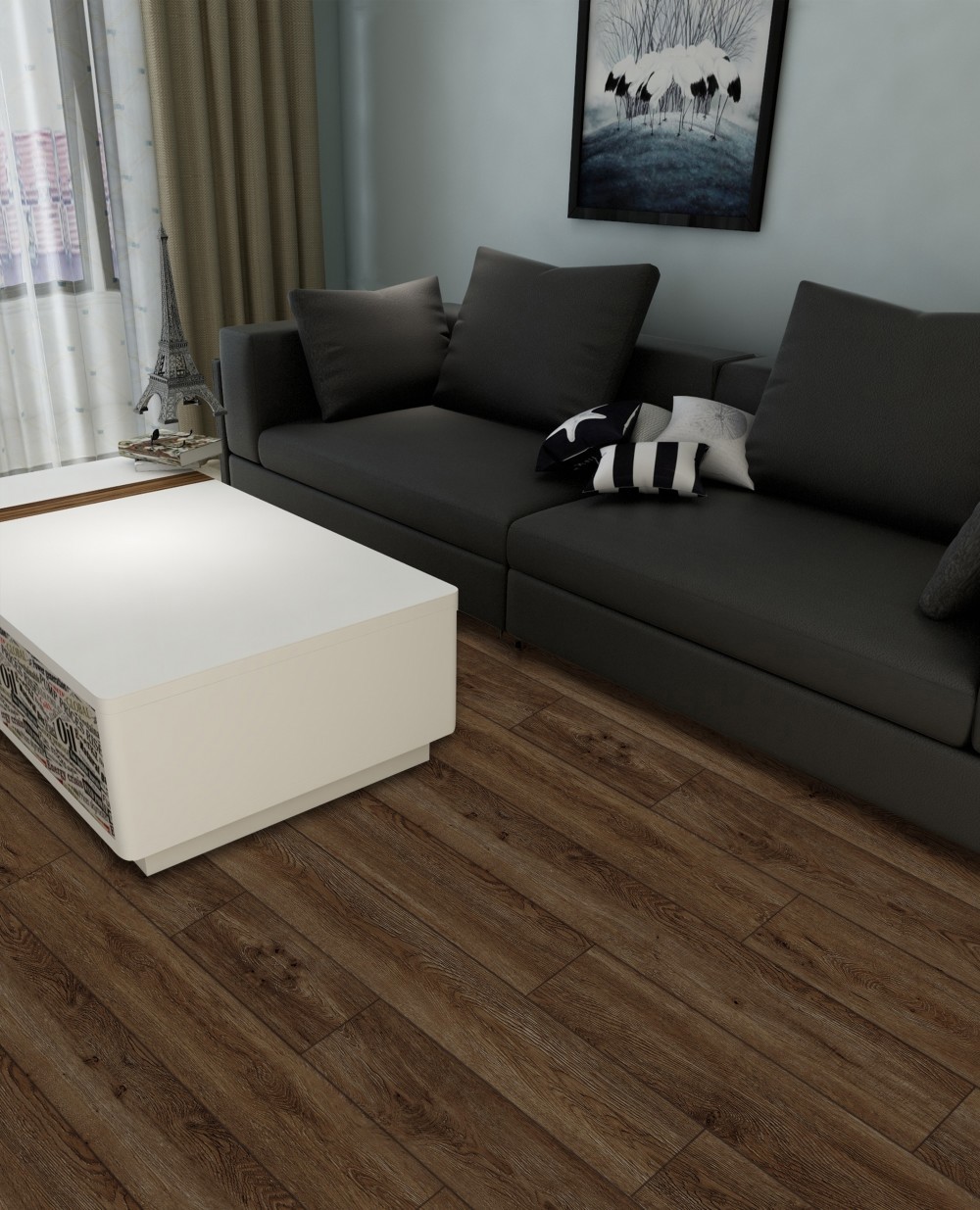 Изображение товара СПК плитка для пола EKFLOOR 122х18.4 см, Влагостойкая, Дерево, Класс 43
