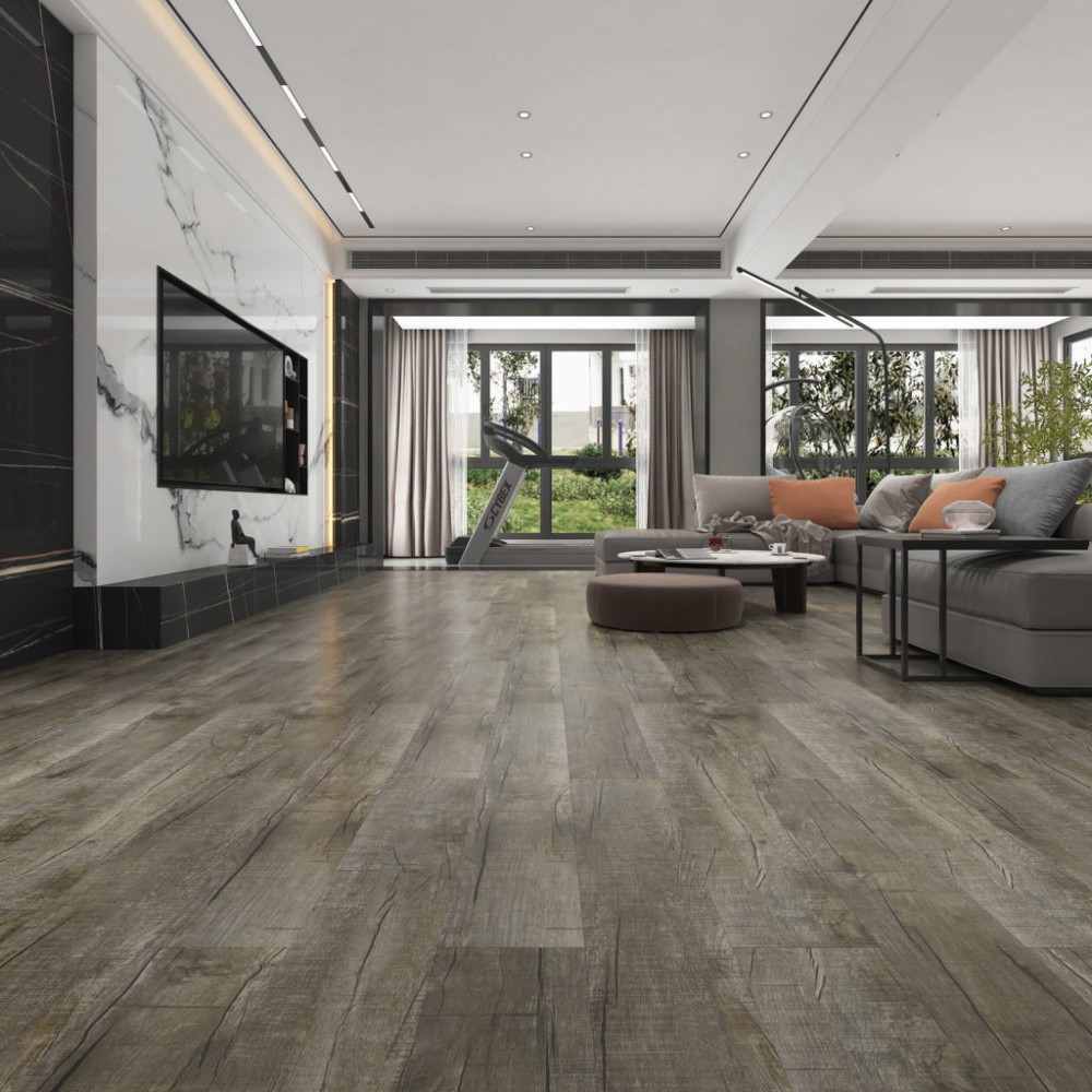 Изображение товара SPC плитка EKFLOOR Каменный рисунок водостойкая для пола 5 мм 18.4х122 см