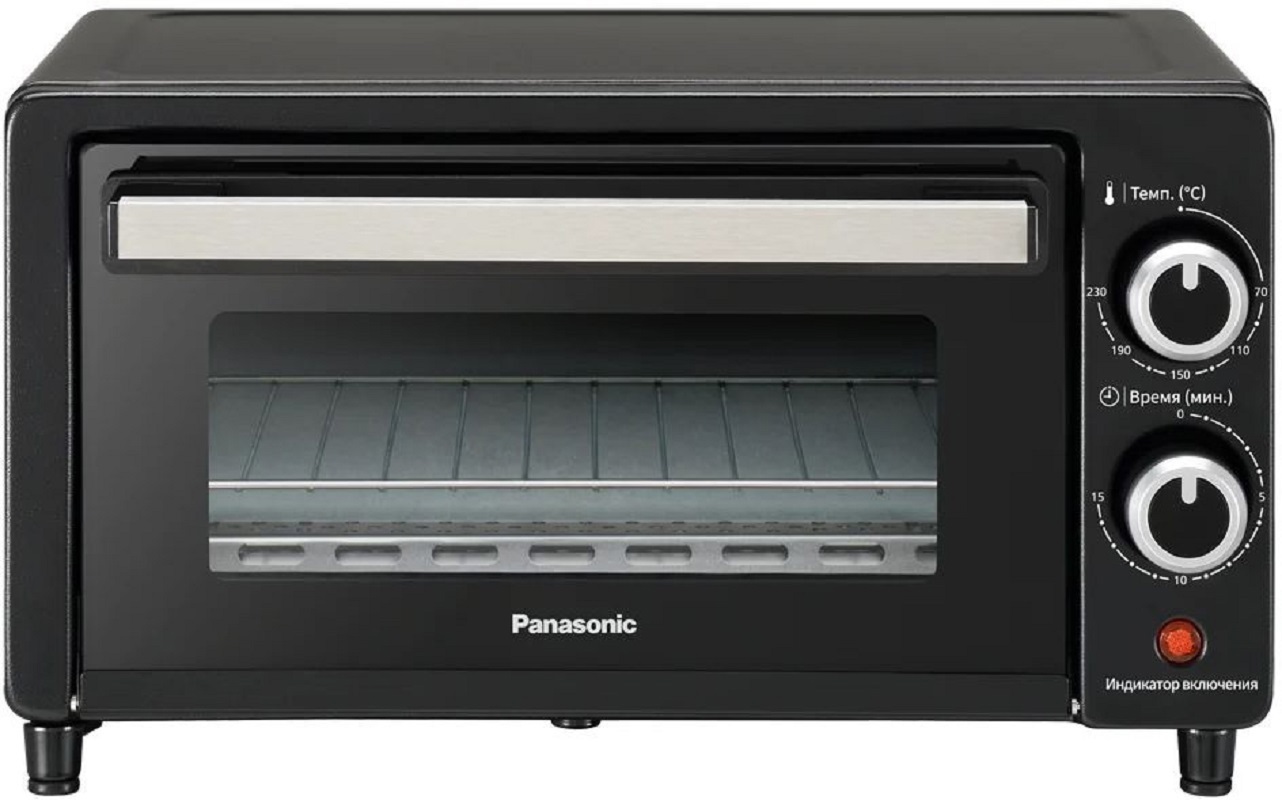 Изображение товара Электропечь 1000 Вт Panasonic 1906419 36.6x20.4x27.4 см цвет черный
