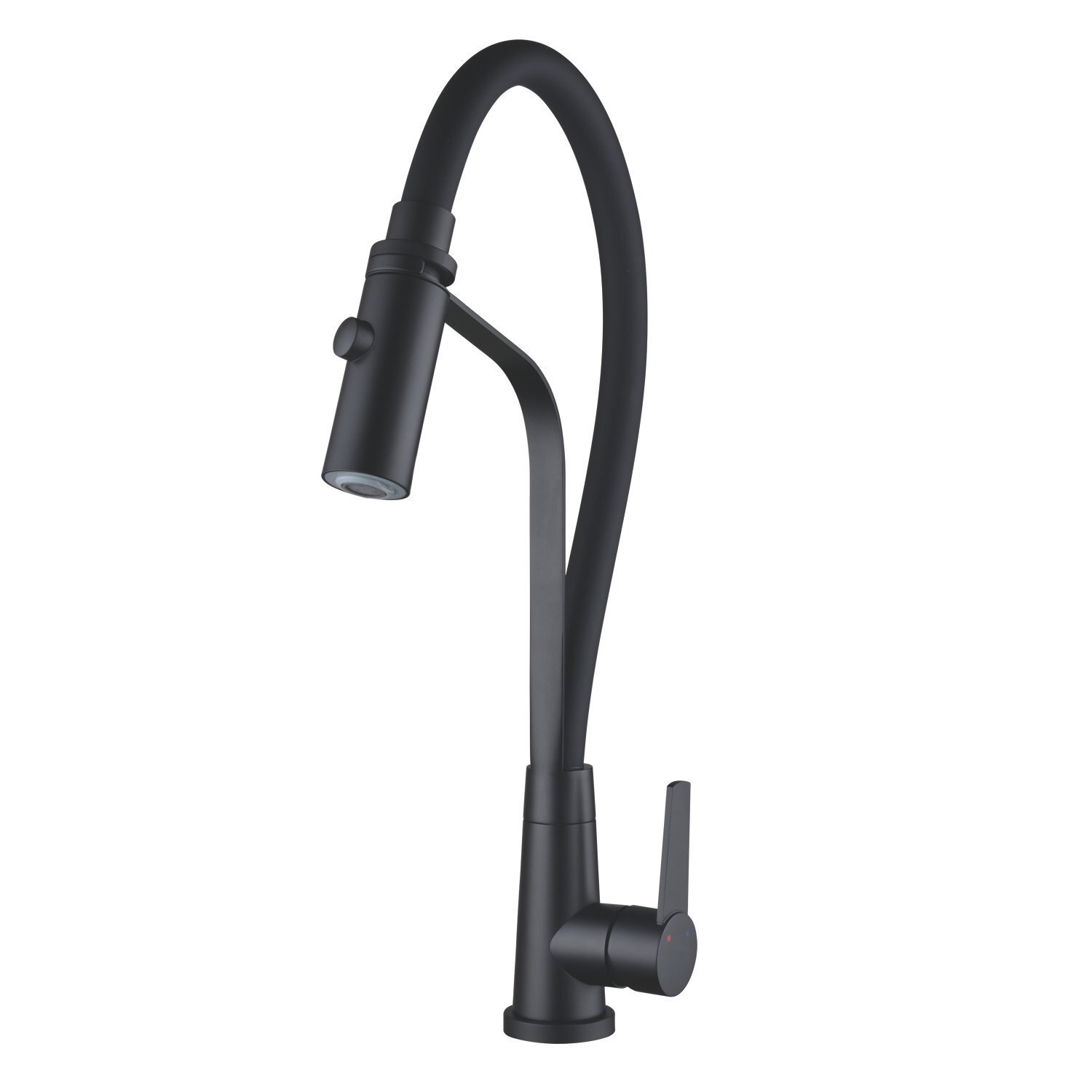 Изображение товара Смеситель для кухни Shevanik S943H-3 гибкий излив черный с гарантий 5 лет