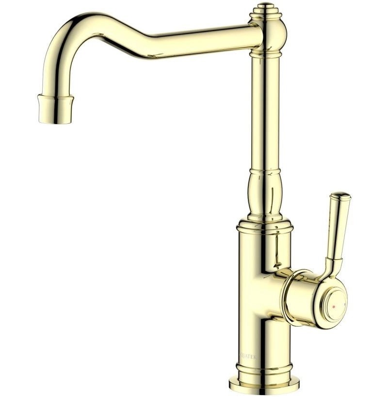 Изображение товара Смеситель для кухни Aquatek AQ1580PG поворотный излив 33 см золотой