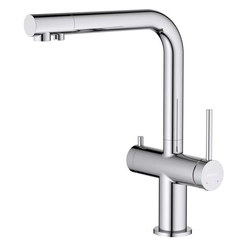 Изображение товара Смеситель для кухни Aquatek AQ1385CR поворотный 20.1 см хром