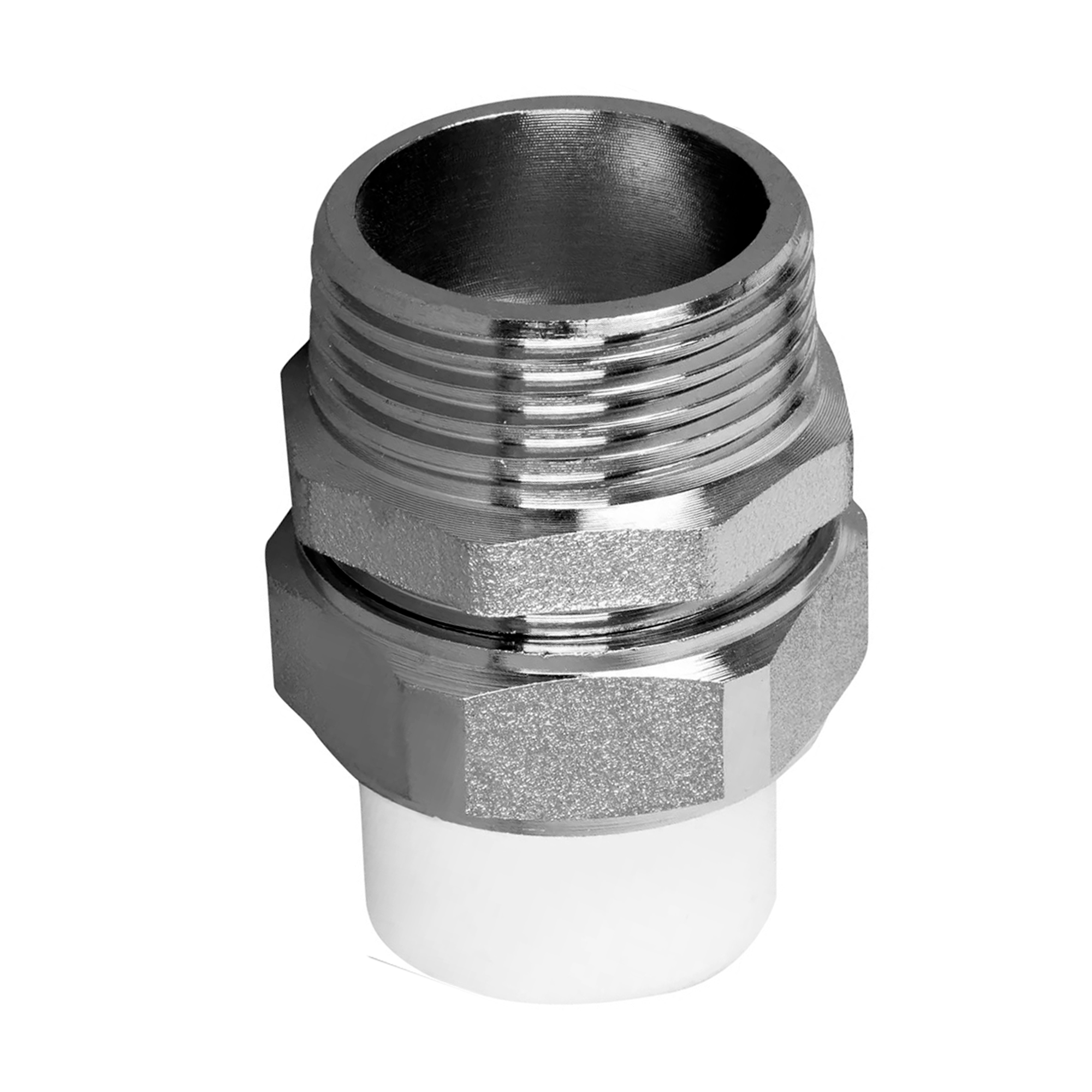 Изображение товара Муфта разъемная раструбная Ростерм 1x20 мм из полипропилена для водопровода и отопления