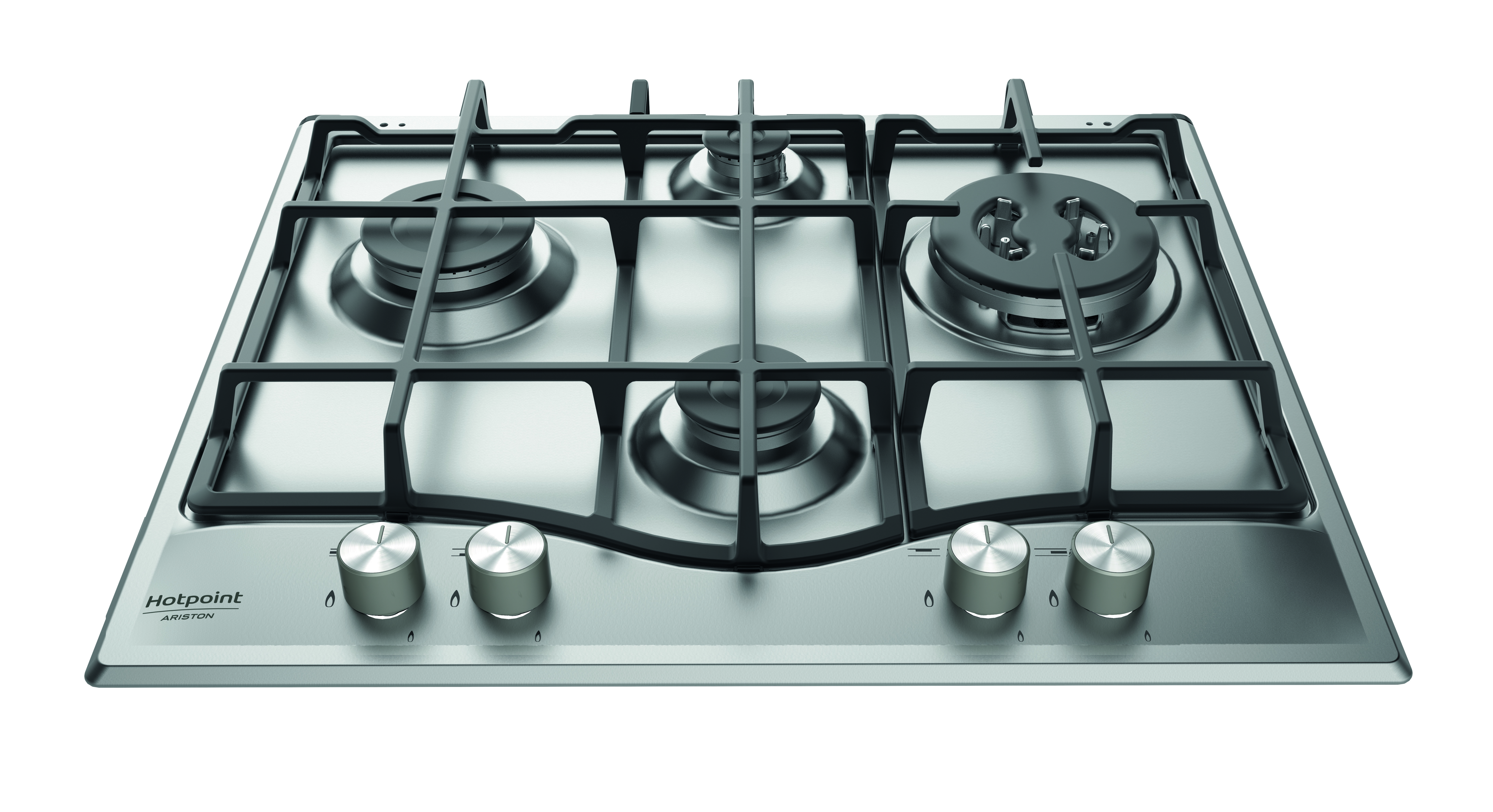 Изображение товара Газовая варочная панель Hotpoint-Ariston M 64 T GH IX 59 см 4 конфорки цвет нержавеющая сталь