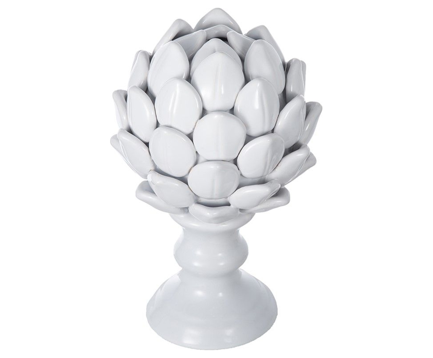 Изображение товара Декоративная фигура Гласар Артишок 60938 керамика цвет белый