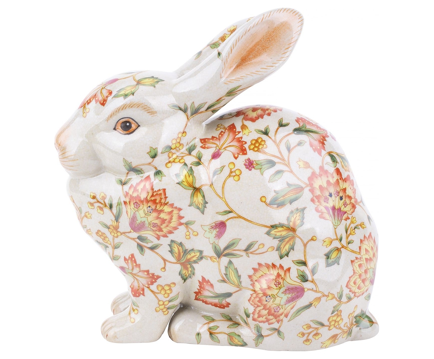 Изображение товара Декоративная фигура Гласар Зайчик фарфор цвет бежевый