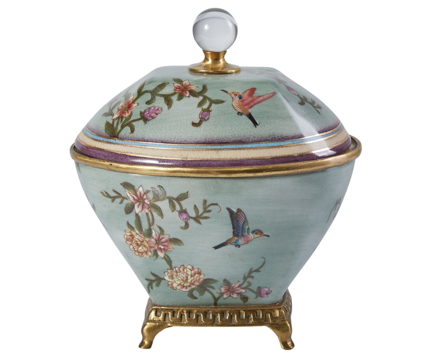 Изображение товара Шкатулка Гласар B1115FC/HLG2085 фарфор цвет зеленый