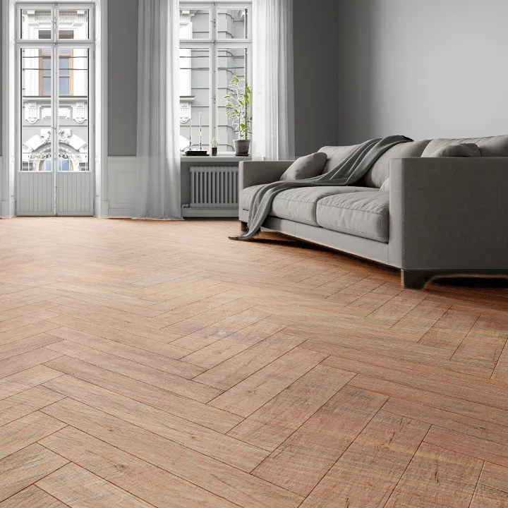 Изображение товара Ламинат Дуб Барокко 33 класс 10 мм, влагостойкий, темно-коричневый