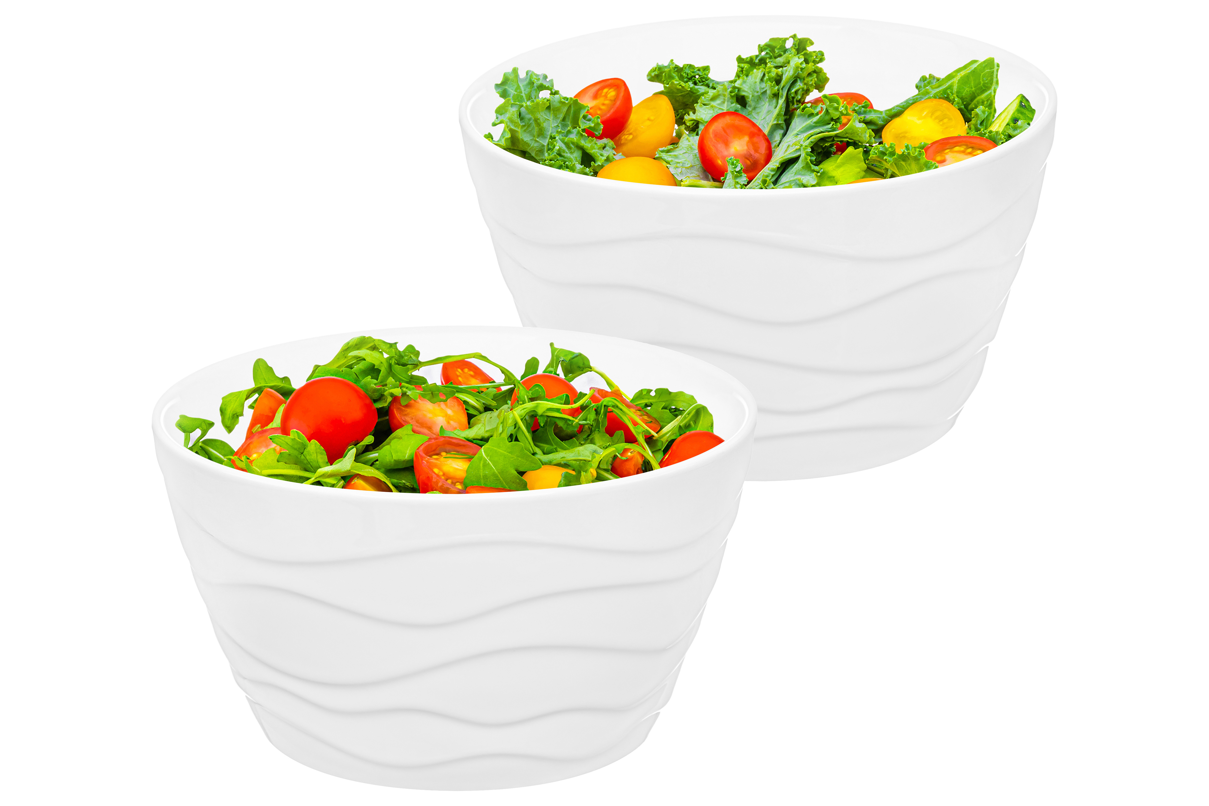 Изображение товара Сервировочное блюдо Elan Gallery Айсберг волны фарфор 2 шт