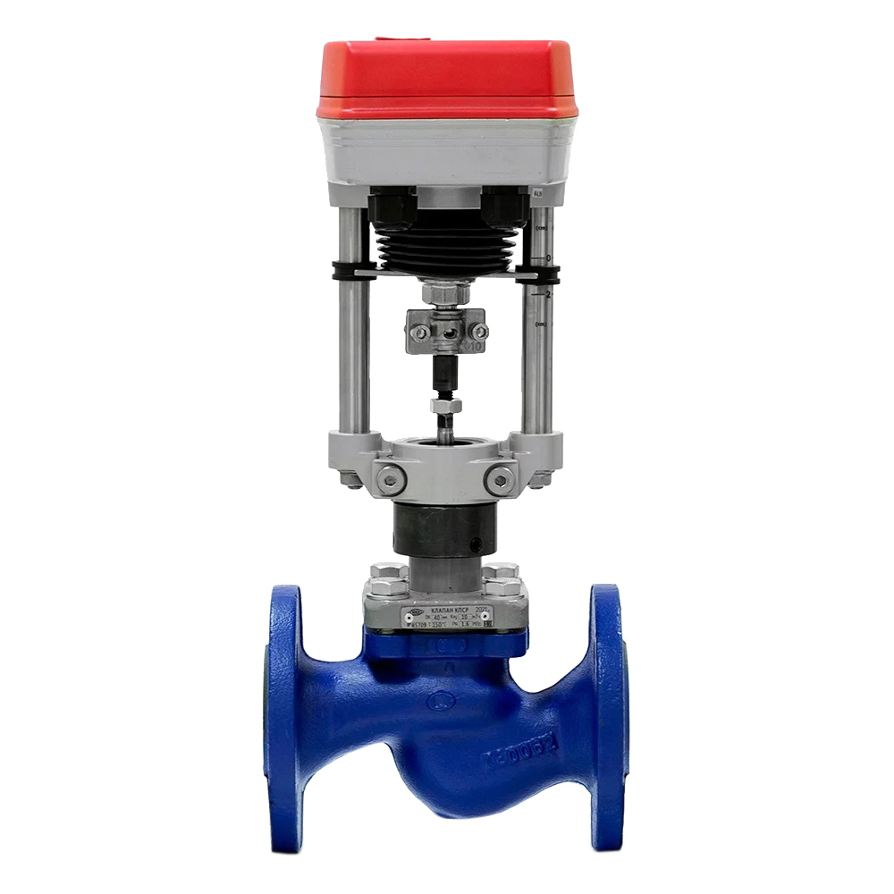 Изображение товара Клапан DN.RU 25ч945п с электроприводом, фланцевый, Ру16, чугун, 42.7 кг