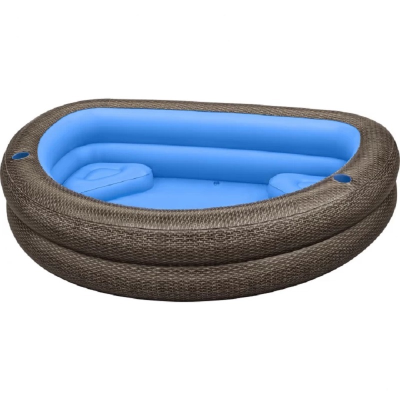 Изображение товара Надувной бассейн Bestway Truprint wicker 1.78 м x 2.31 м 0.53 м 575 л