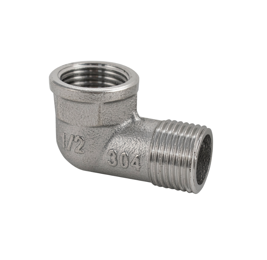 Изображение товара Угол 90 градусов 1/2x1/2 из нержавеющей стали для водопровода от MAK