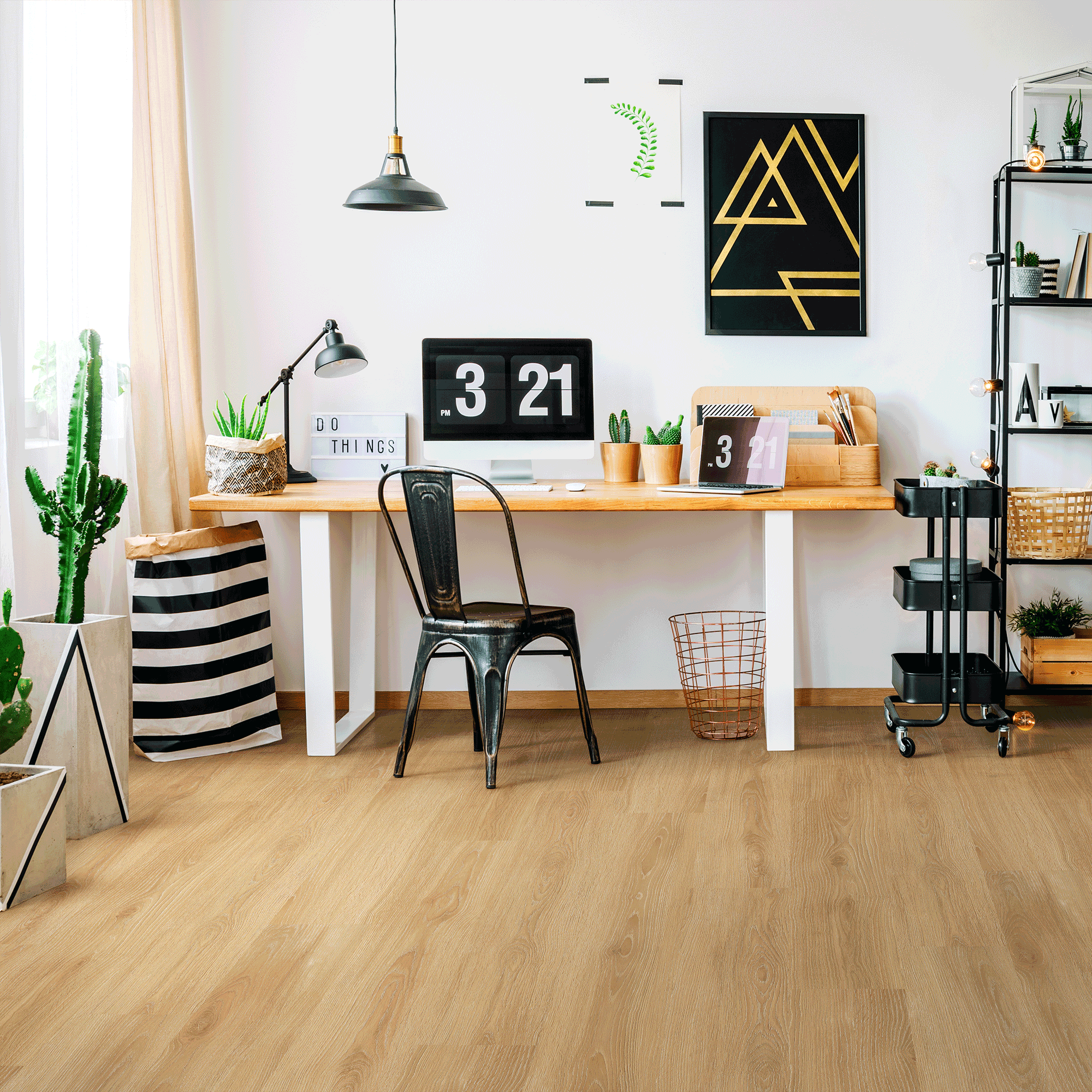 Изображение товара SPC плитка Soulclick Lianne класс 34, влагостойкая, глянцевая, 3.85 мм, 1.892 м²