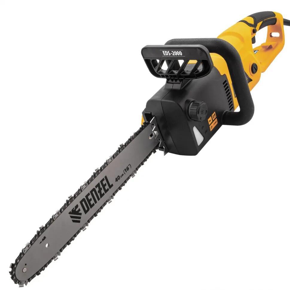 Изображение товара Электропила Denzel EDS-2000 2000 Вт шина 40 см