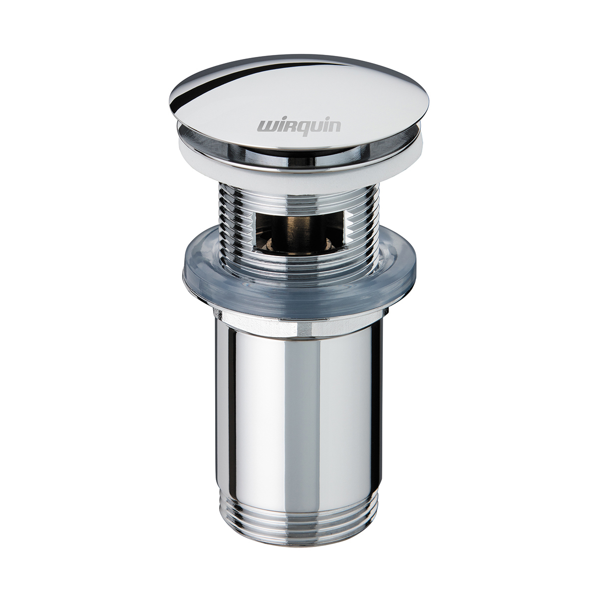 Изображение товара Донный клапан Wirquin 248085 D63 мм клик-клак с переполнением хром