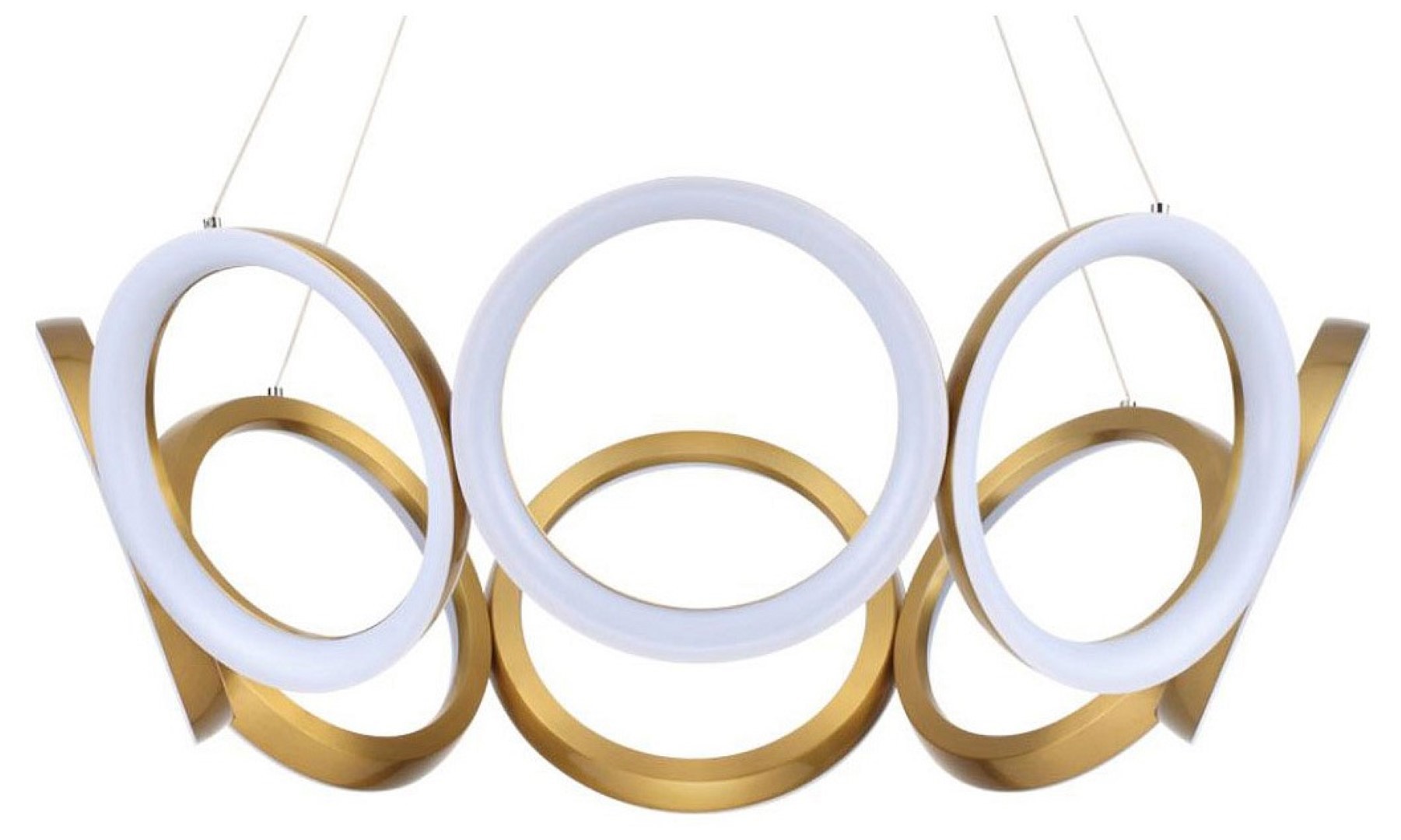 Изображение товара Подвесная светодиодная люстра Lumion 5672/65L с пультом управление 18 м2 золотая