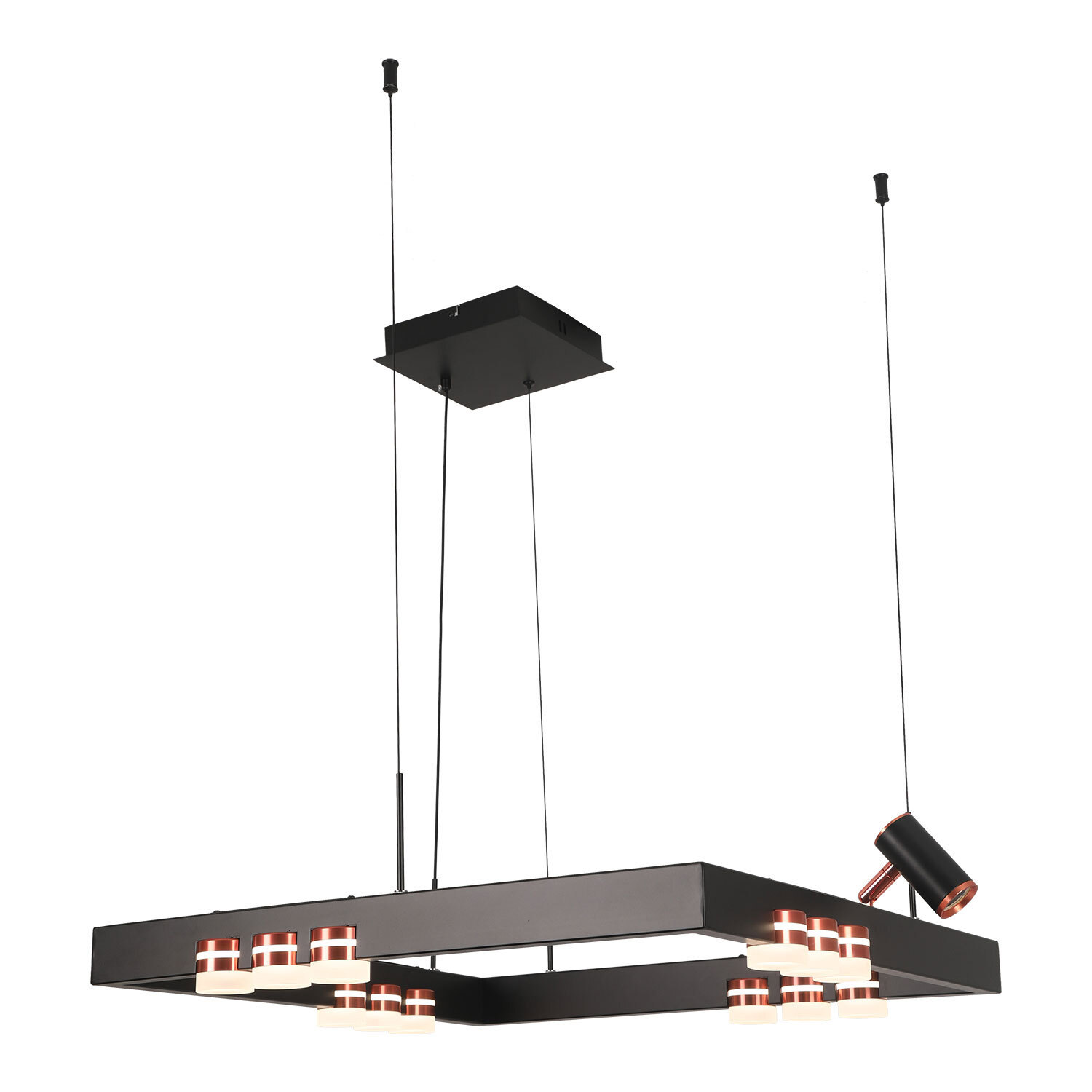 Изображение товара Люстра подвесная Lussole LSP-7174 на 19.5 м² черный современный стиль