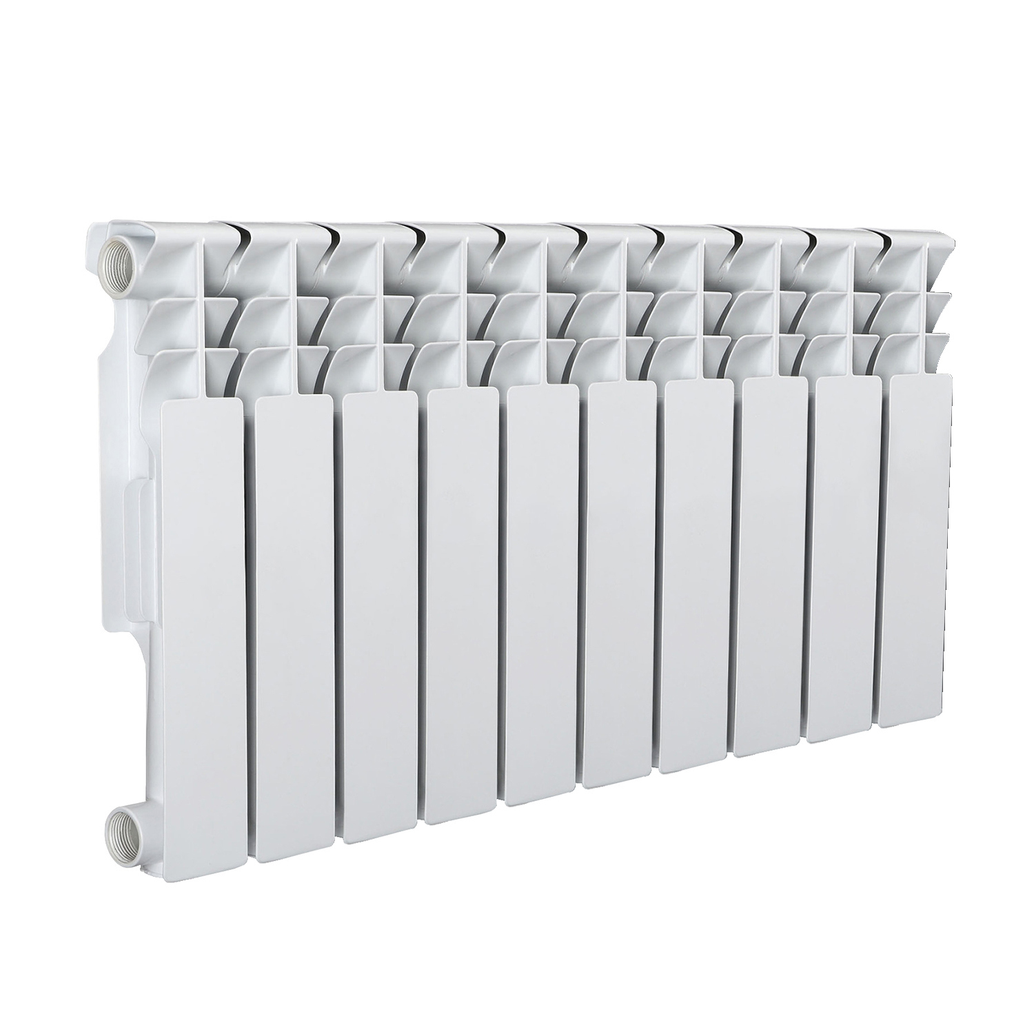Изображение товара Радиатор Azario Bimetal 350/74 10 секций белый