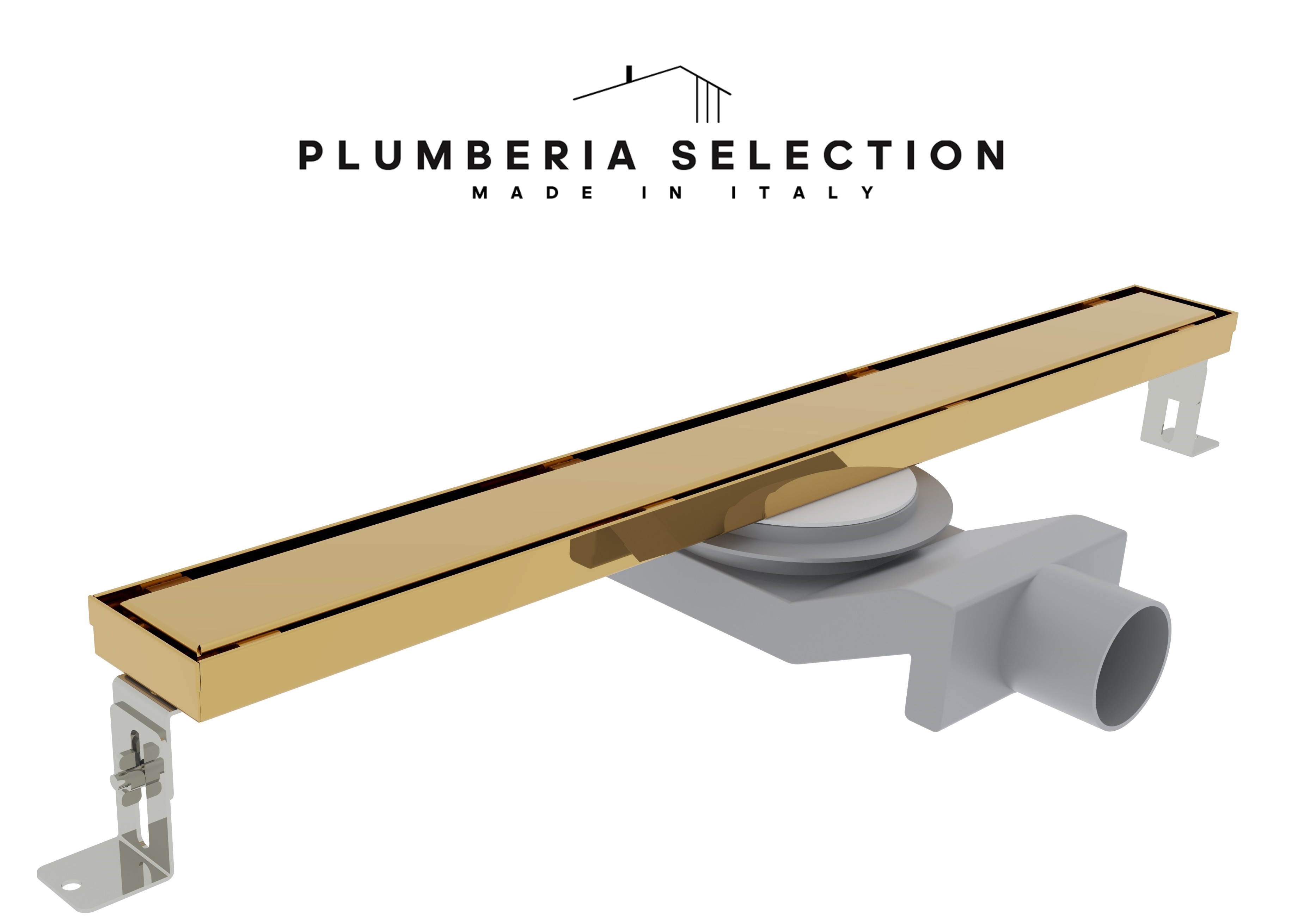 Изображение товара Душевой трап Plumberia Selection PSL90OR 6x90 см нержавеющая сталь