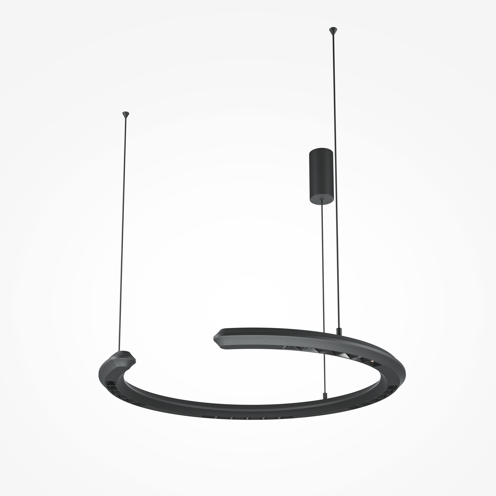 Изображение товара Светильник подвесной светодиодный Maytoni Motion 9 м² черный с сенсором движения